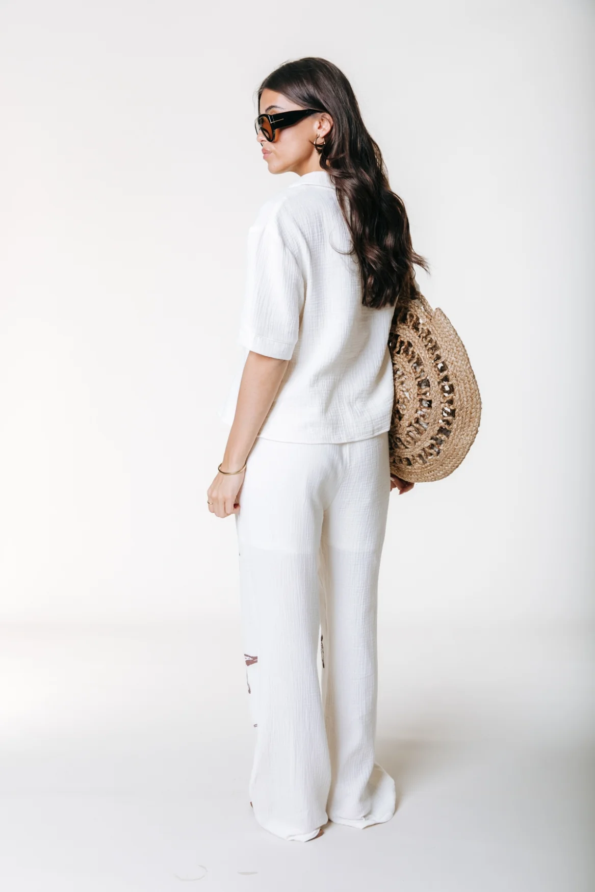 Alix Shell Pants | Off white - Image 3