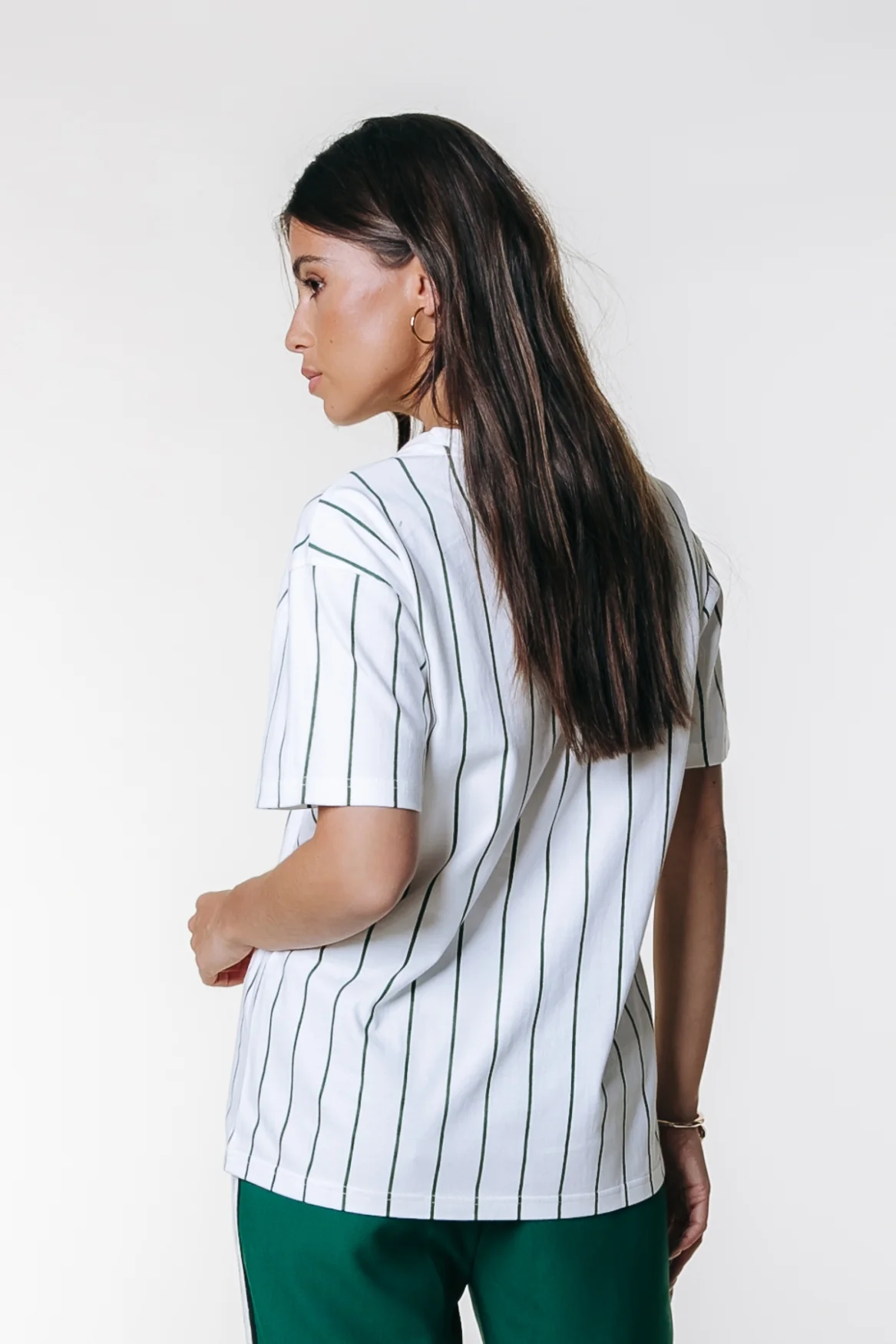 Baseball Striped T-shirt | Standard white - Image 2
