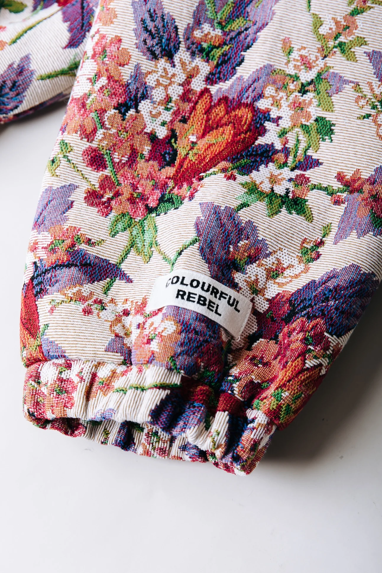 Bente Flower Jacquard Jacket | Off white - Image 3