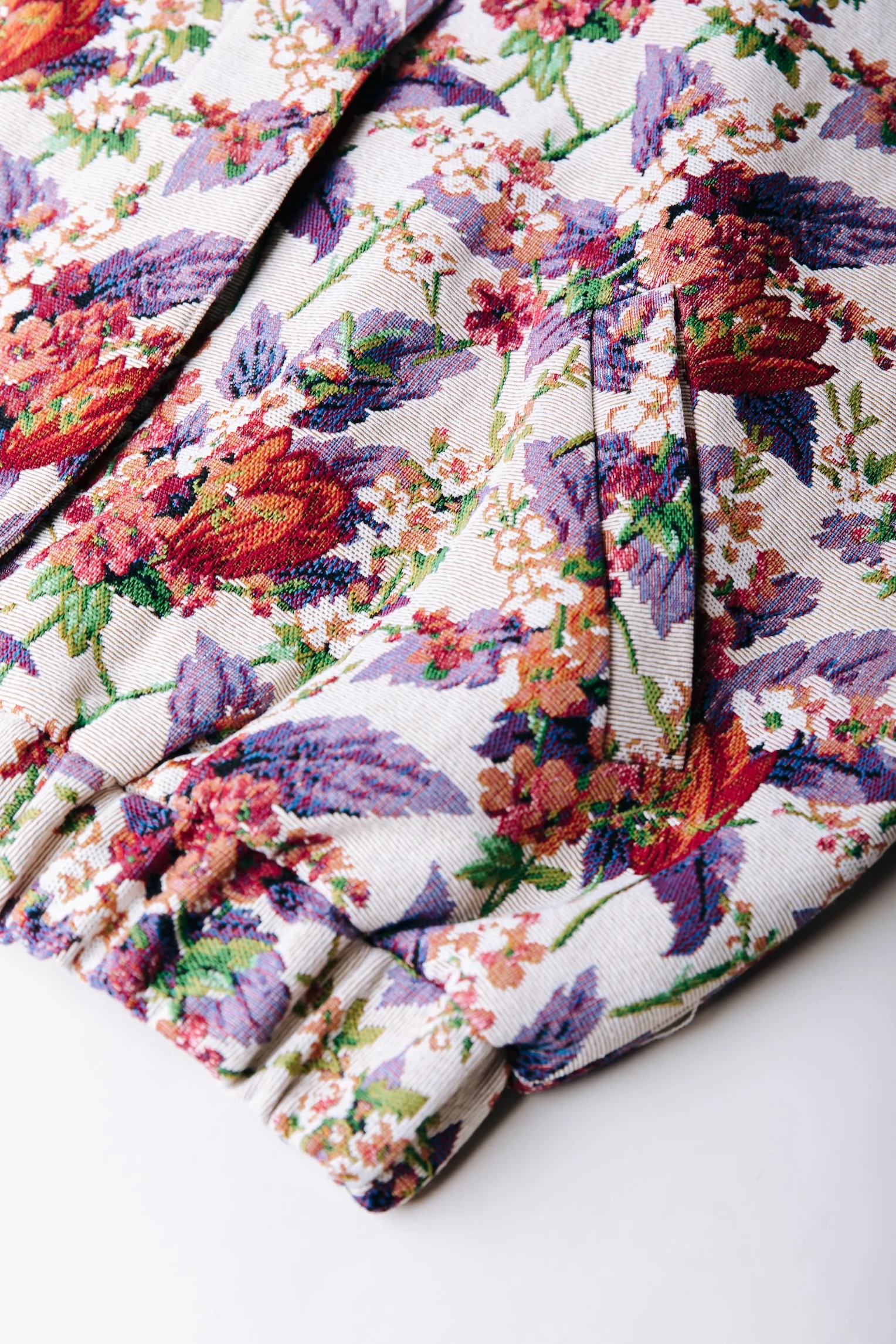 Bente Flower Jacquard Jacket | Off white - Image 6