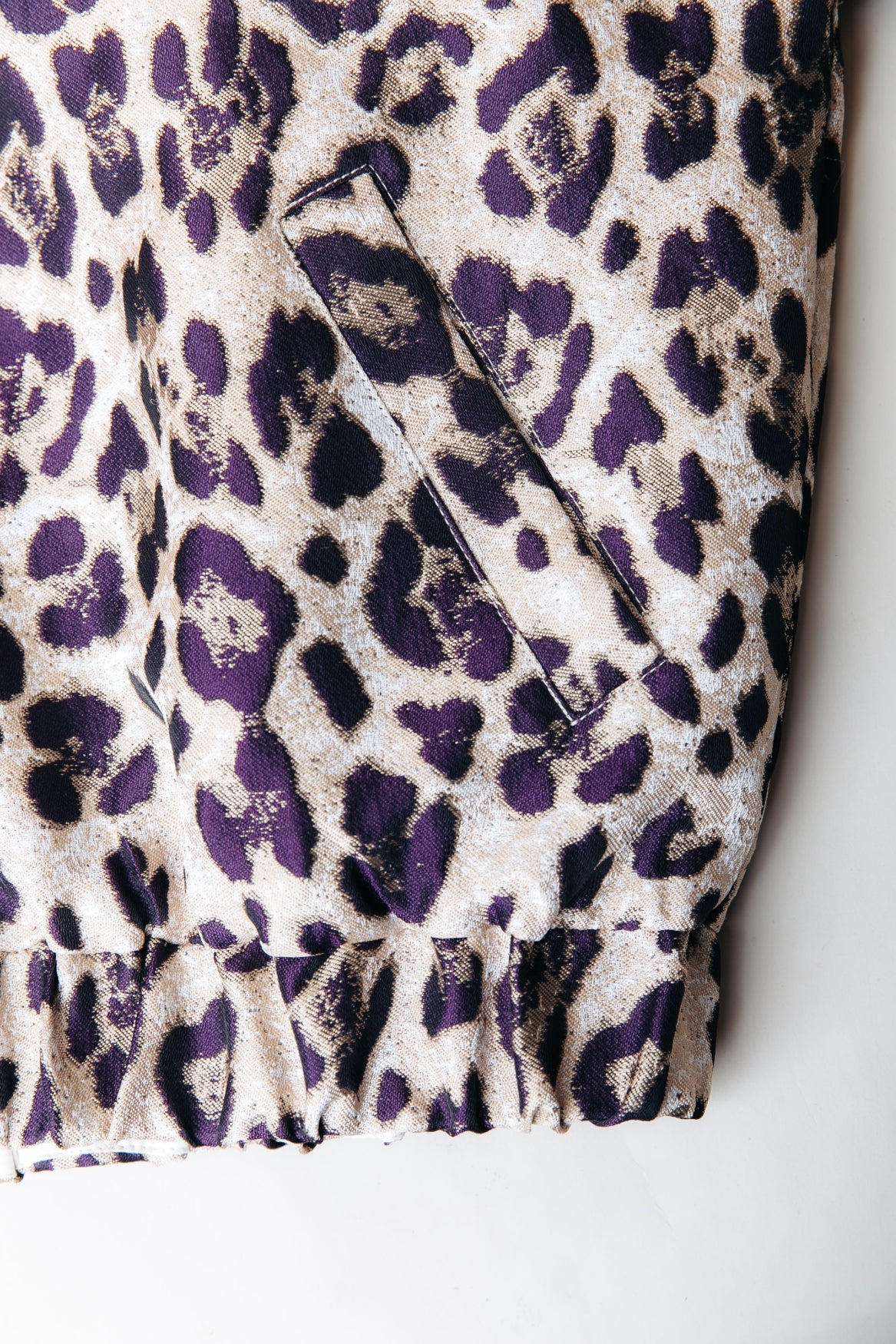 Bente Leopard Jacquard Jacket | Beige - Image 6