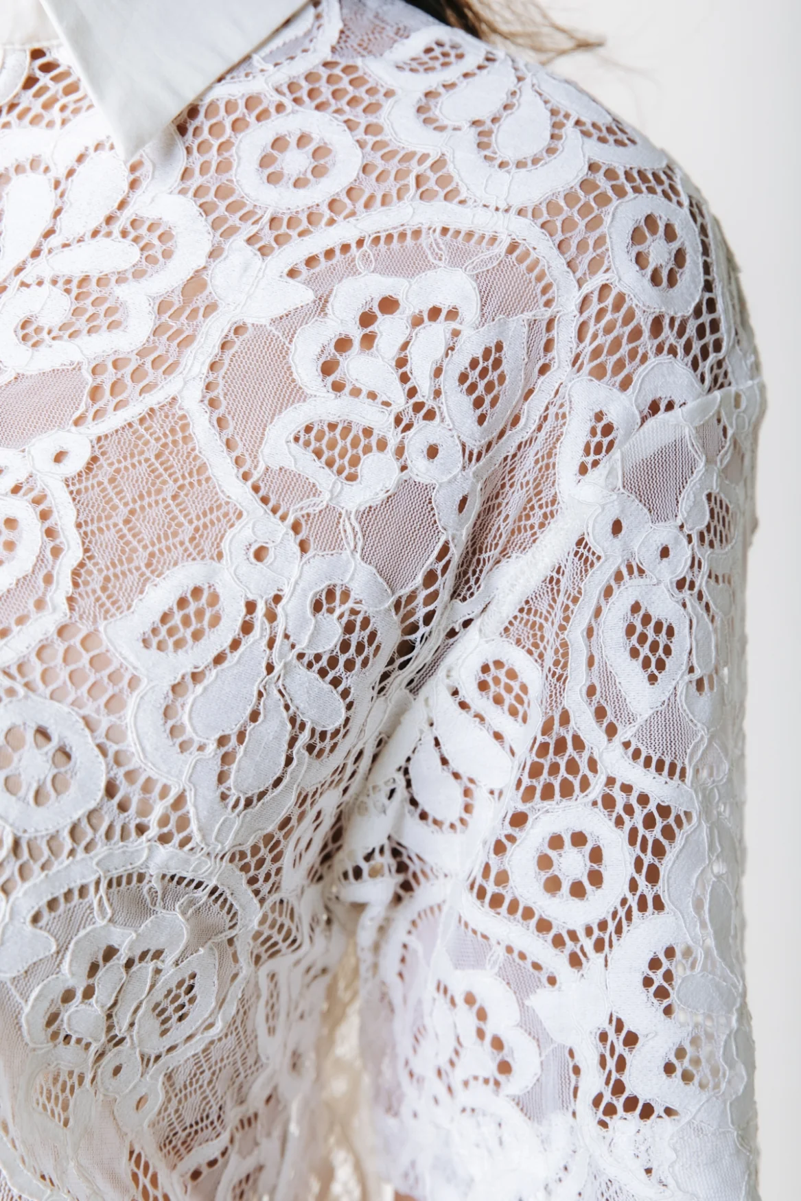 Claire Lace Top | Off white - Image 6
