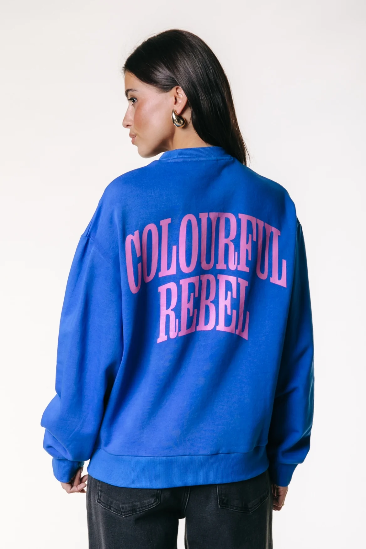 Colourful Rebel Sweat | Bright blue