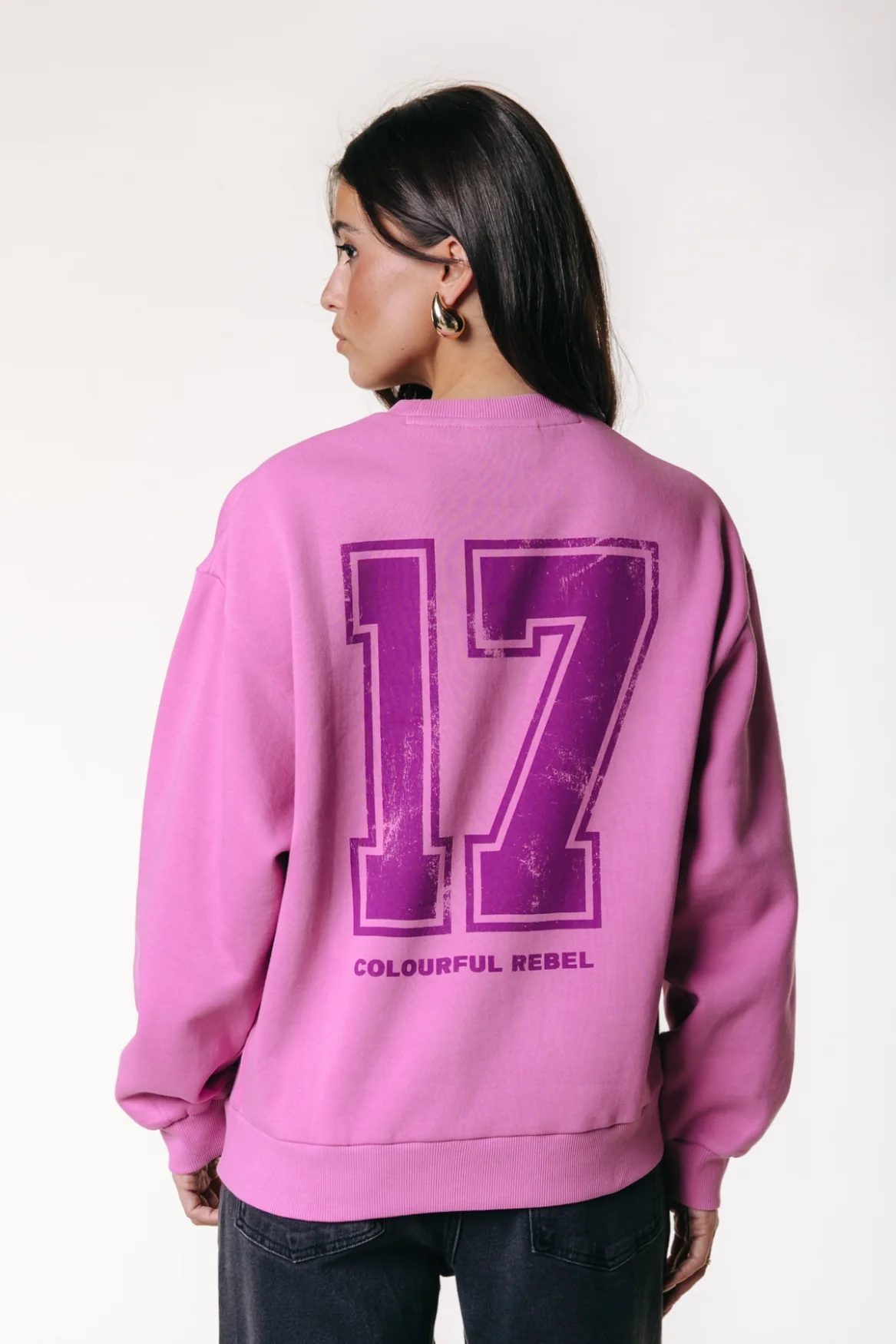 Colourful Rebel No17 Sweat | Candy Pink - Image 2