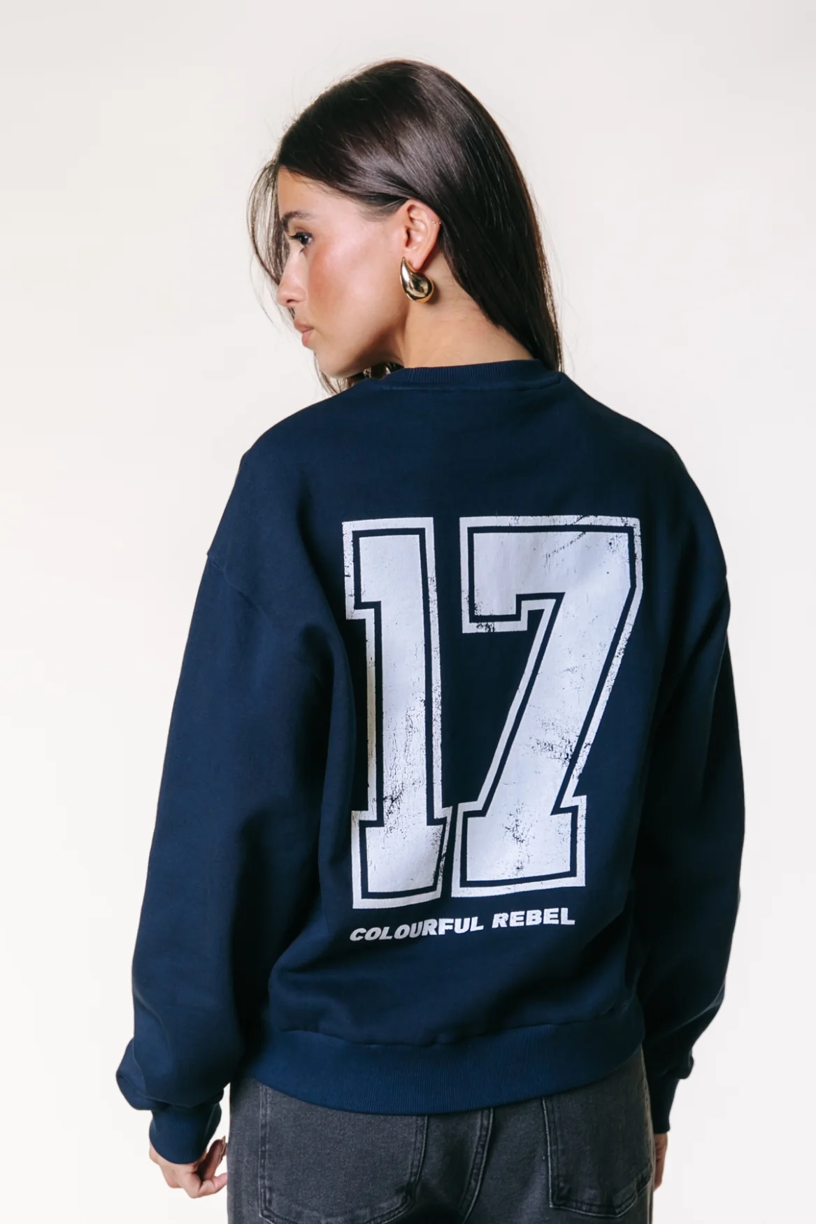 Colourful Rebel No17 Sweat | Navy - Image 2