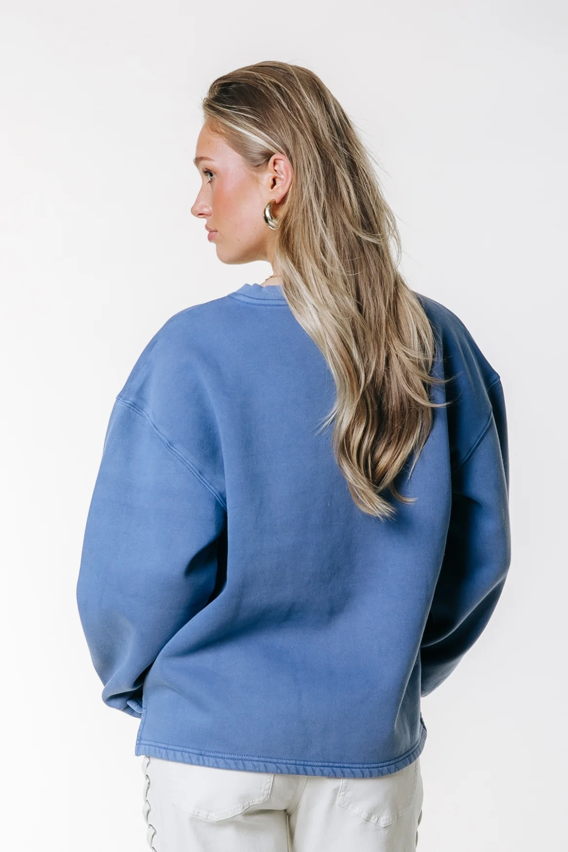 CR 33 Washed Baseball Sweat | Medium blue - Image 3