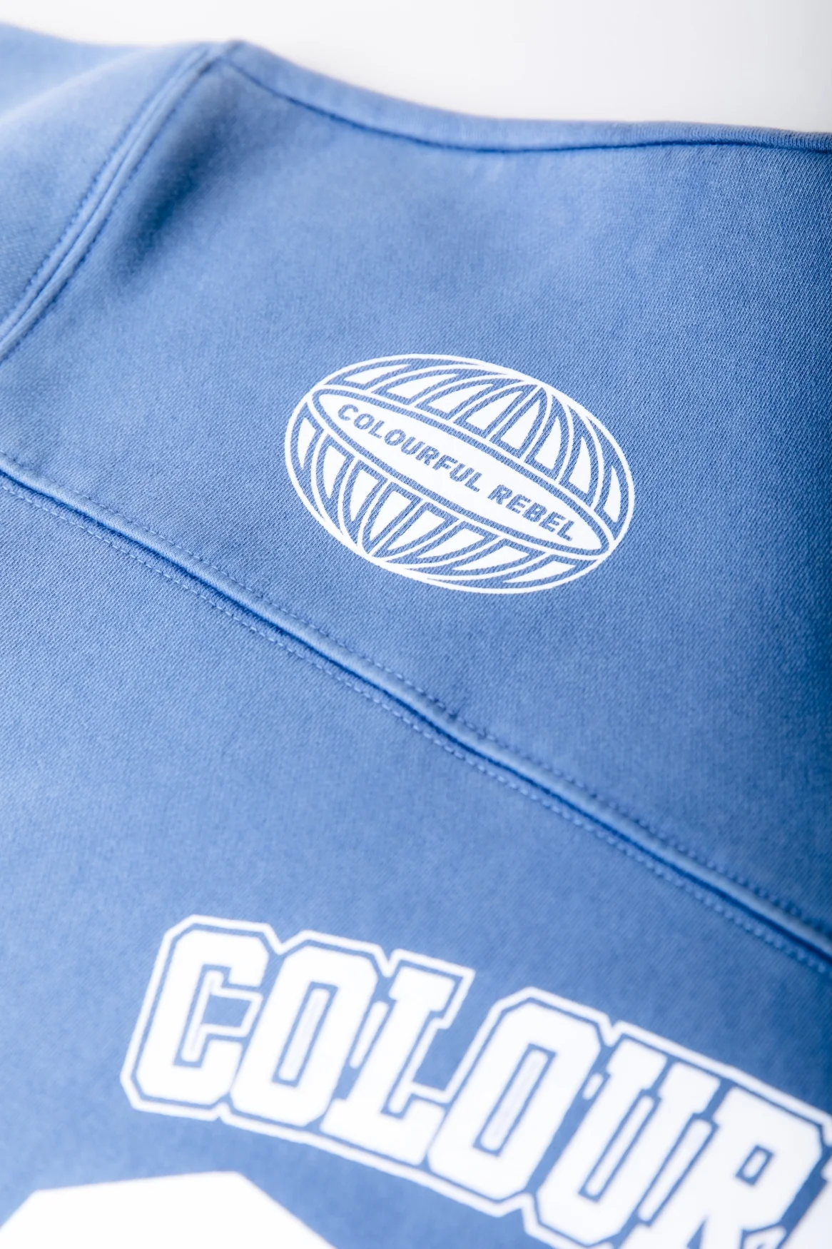 CR 33 Washed Baseball Sweat | Medium blue - Image 5