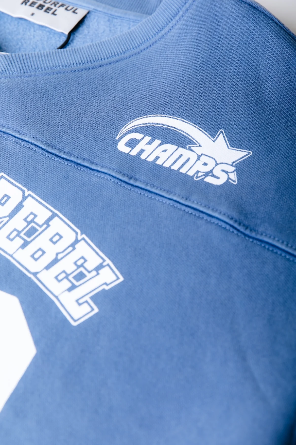 CR 33 Washed Baseball Sweat | Medium blue - Image 6