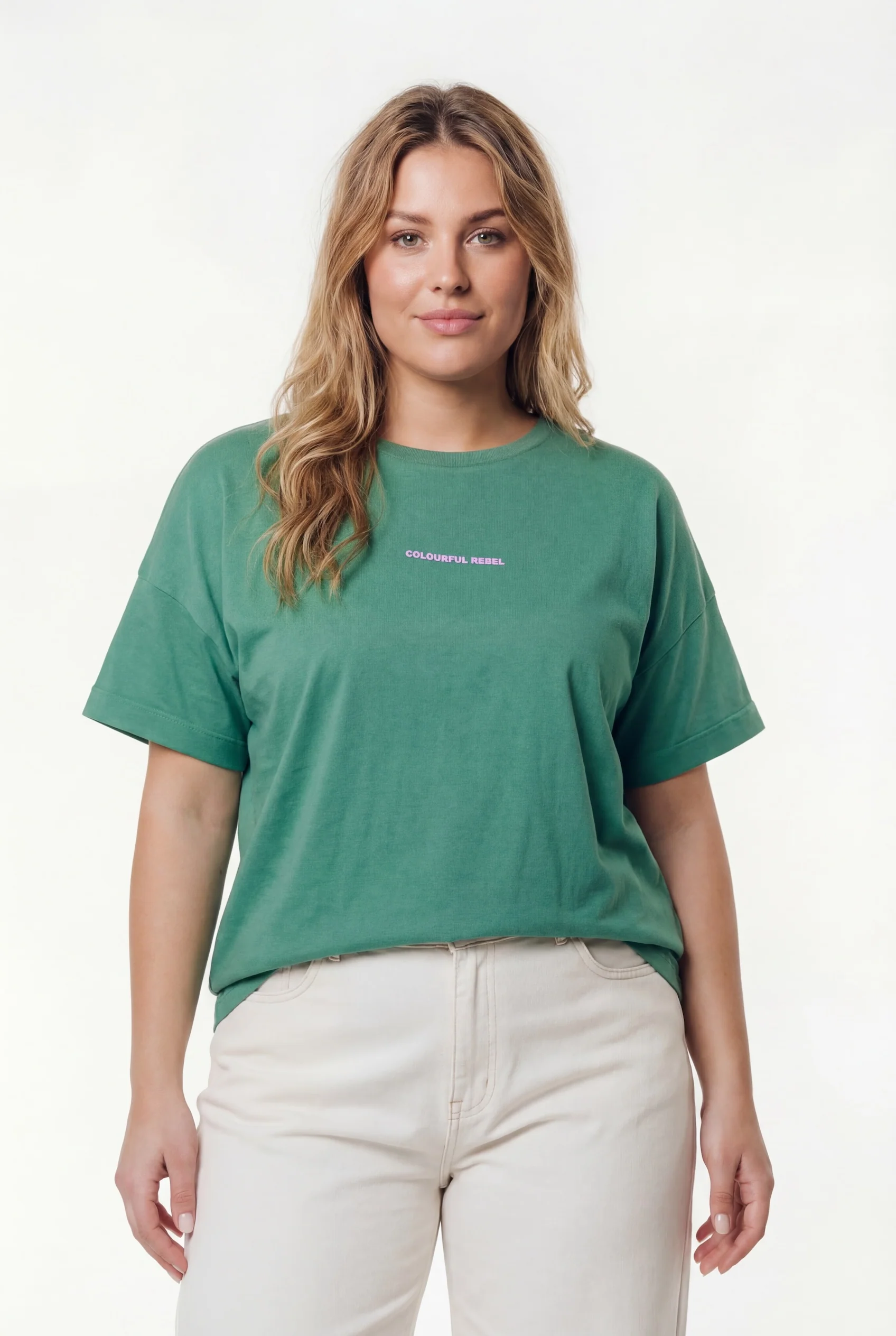 CR 76 T-shirt | Off Green - Image 2