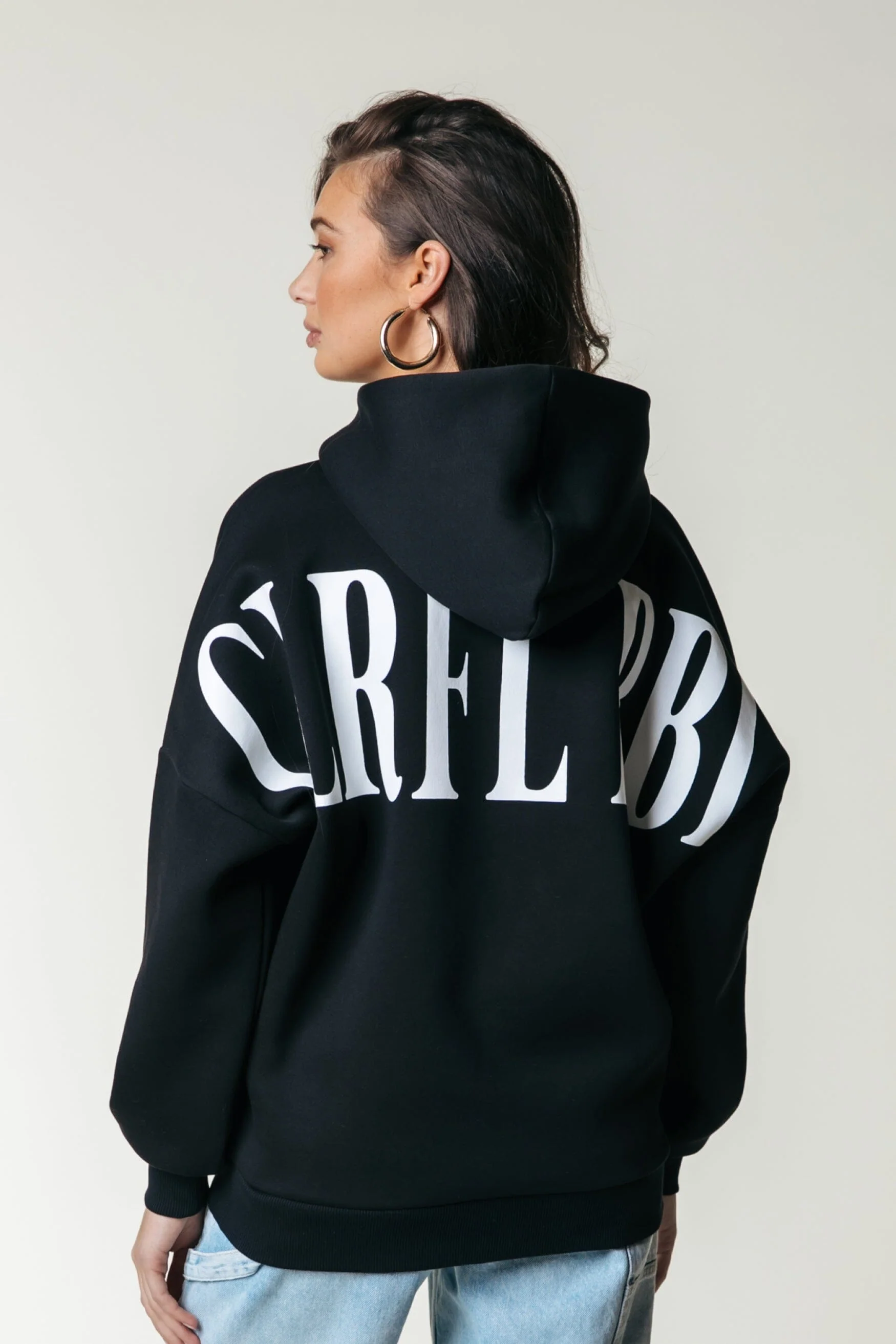 Colourful Rebel Logo Hoodie | Black