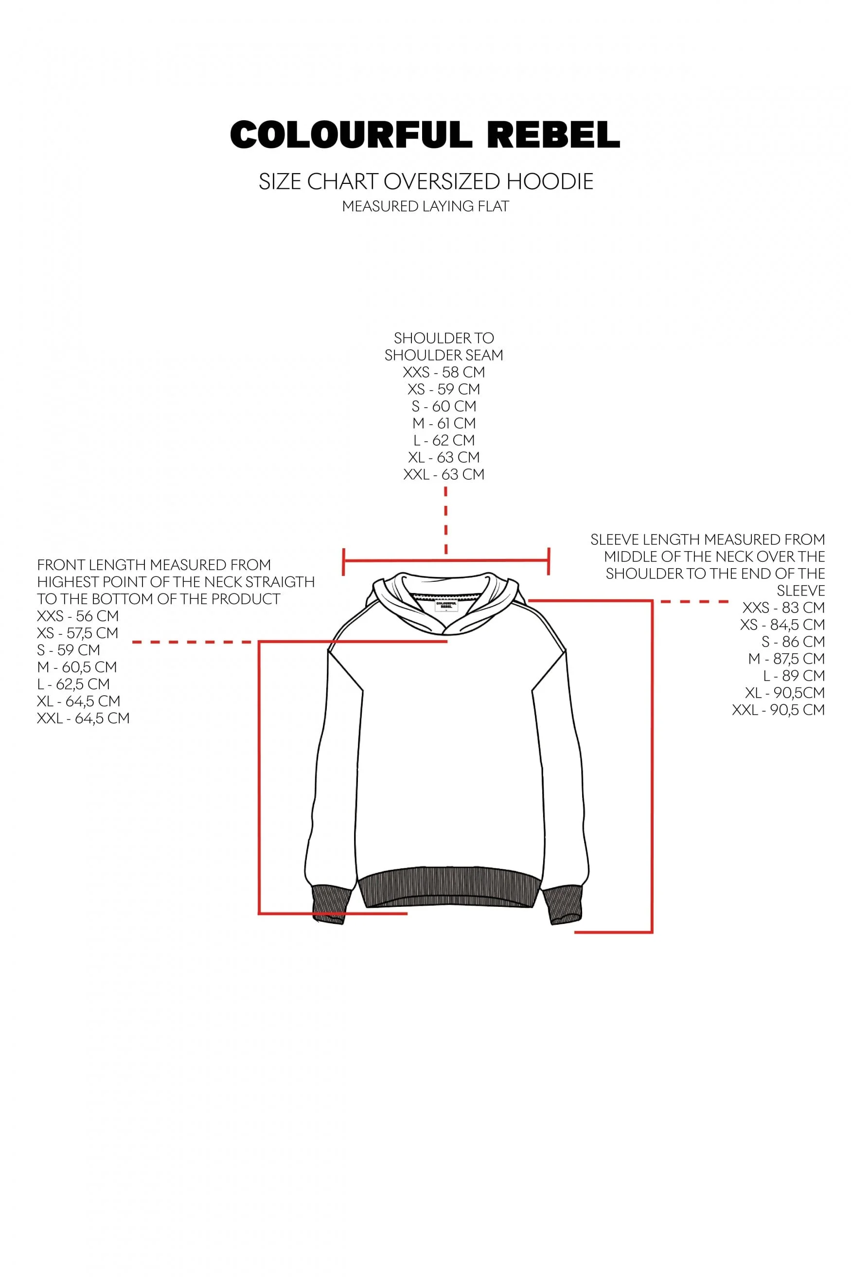 Colourful Rebel Logo Hoodie | Black - Image 3