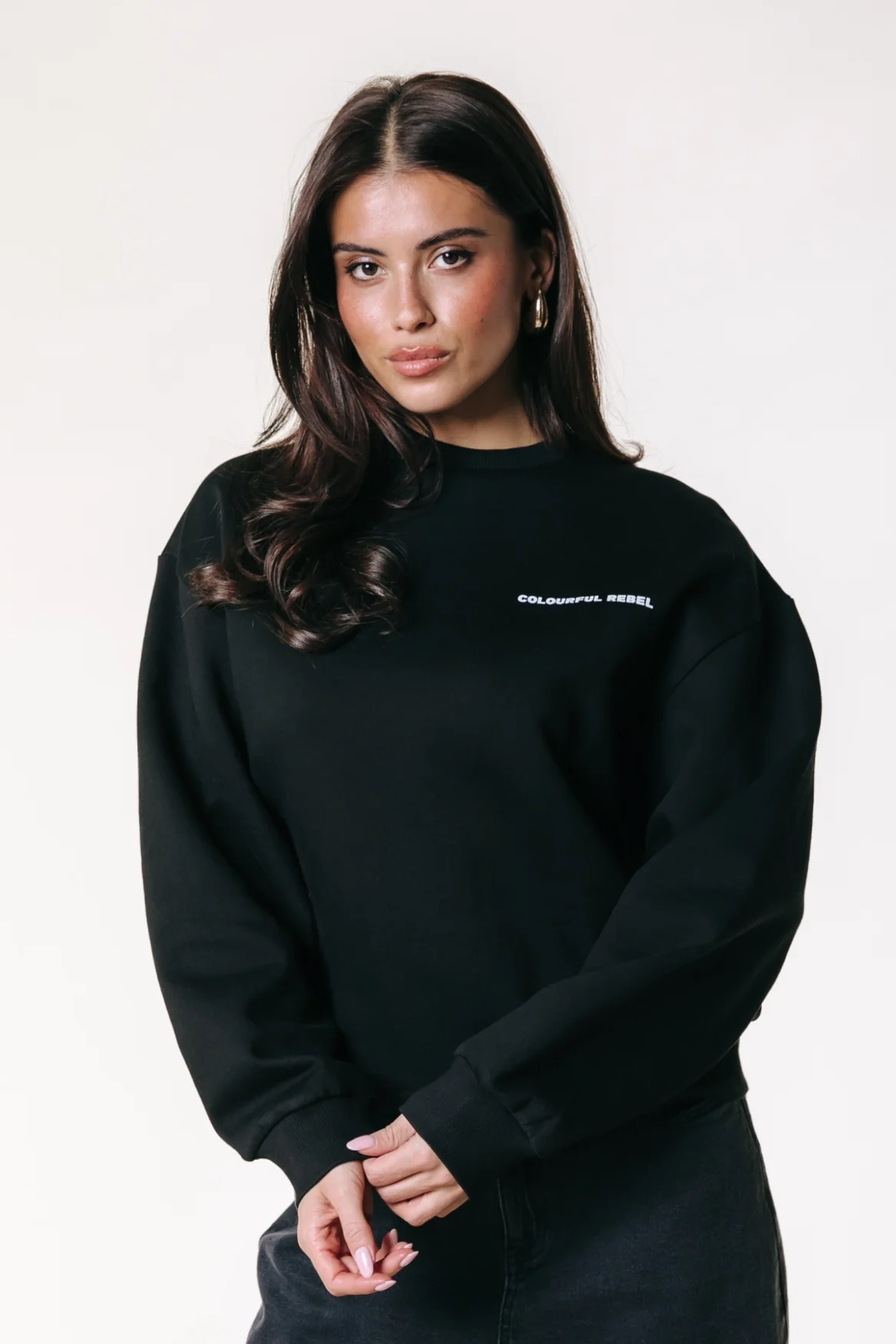 CR Big Logo Sweat | Black - Image 2