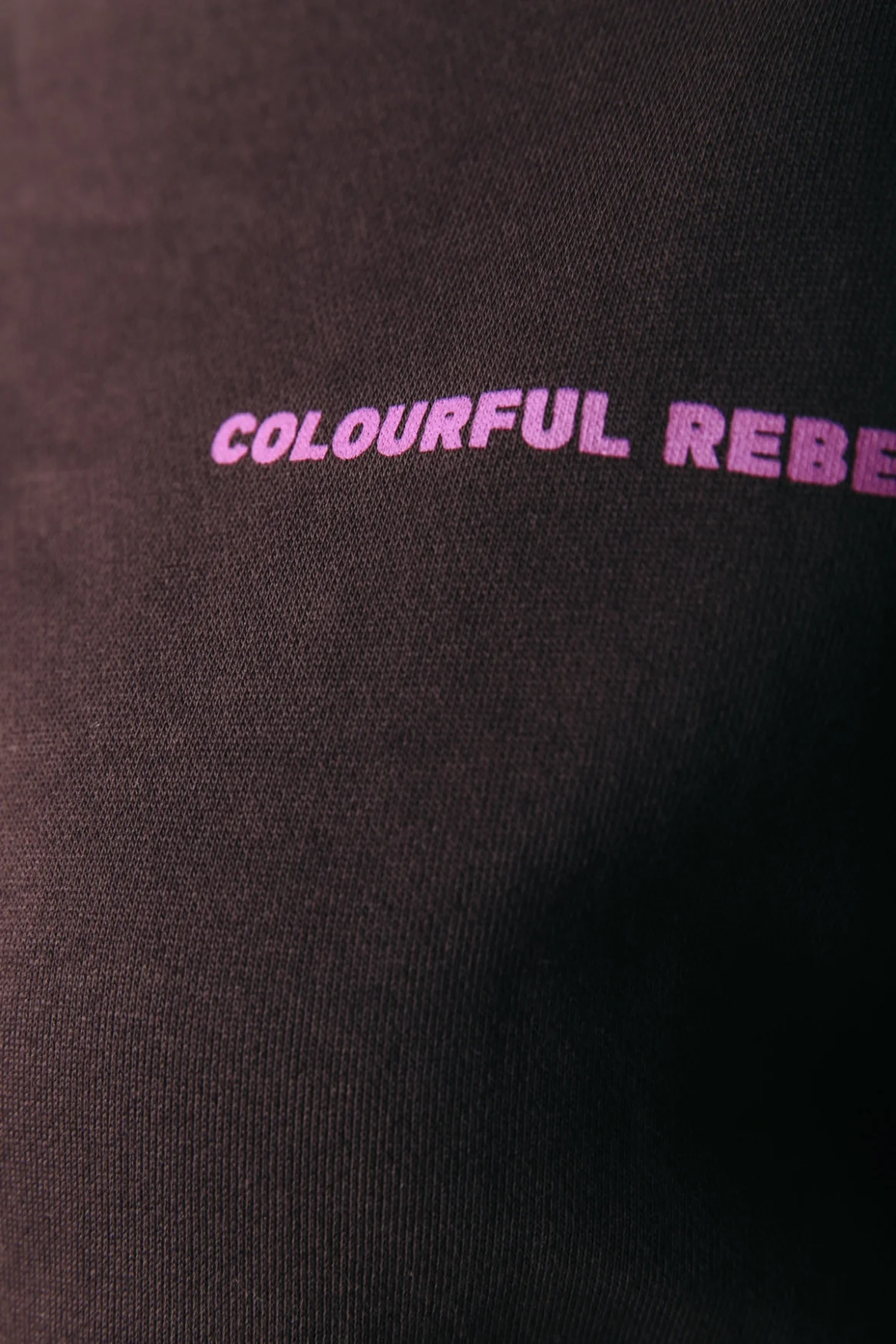 CR Big Logo Dropped Shoulder Sweat | Chocolate Brown - Image 3