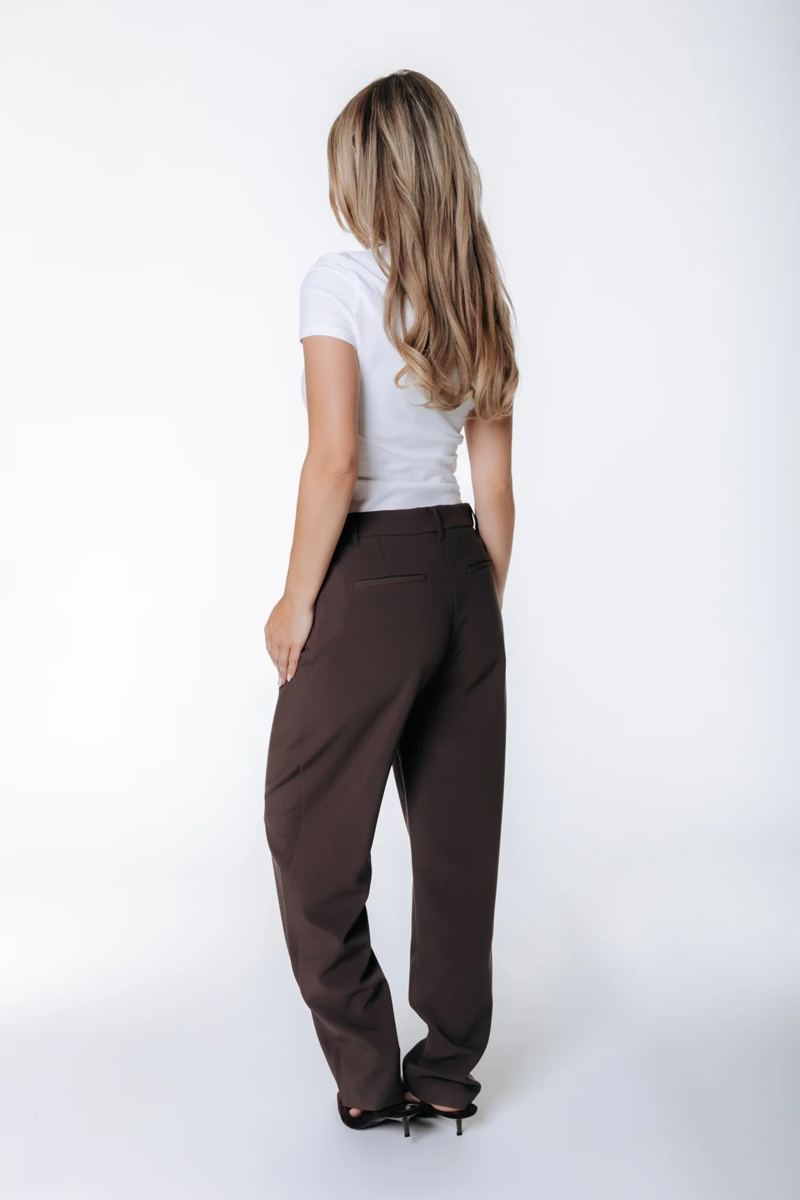 Rus Tapered Pants | Brown - Image 3