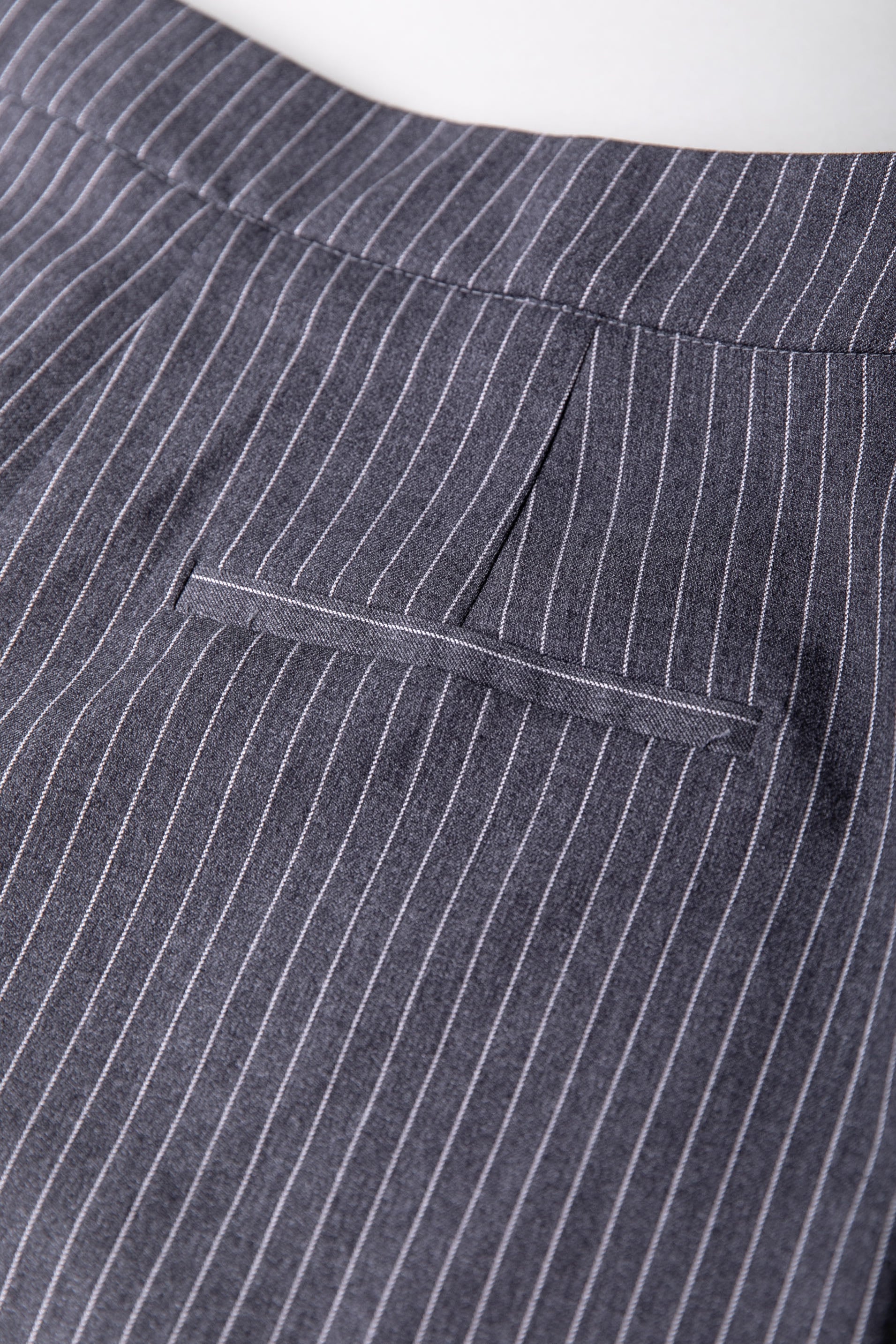 Ella Pinstripe Two Tone Skort | Grey - Image 3