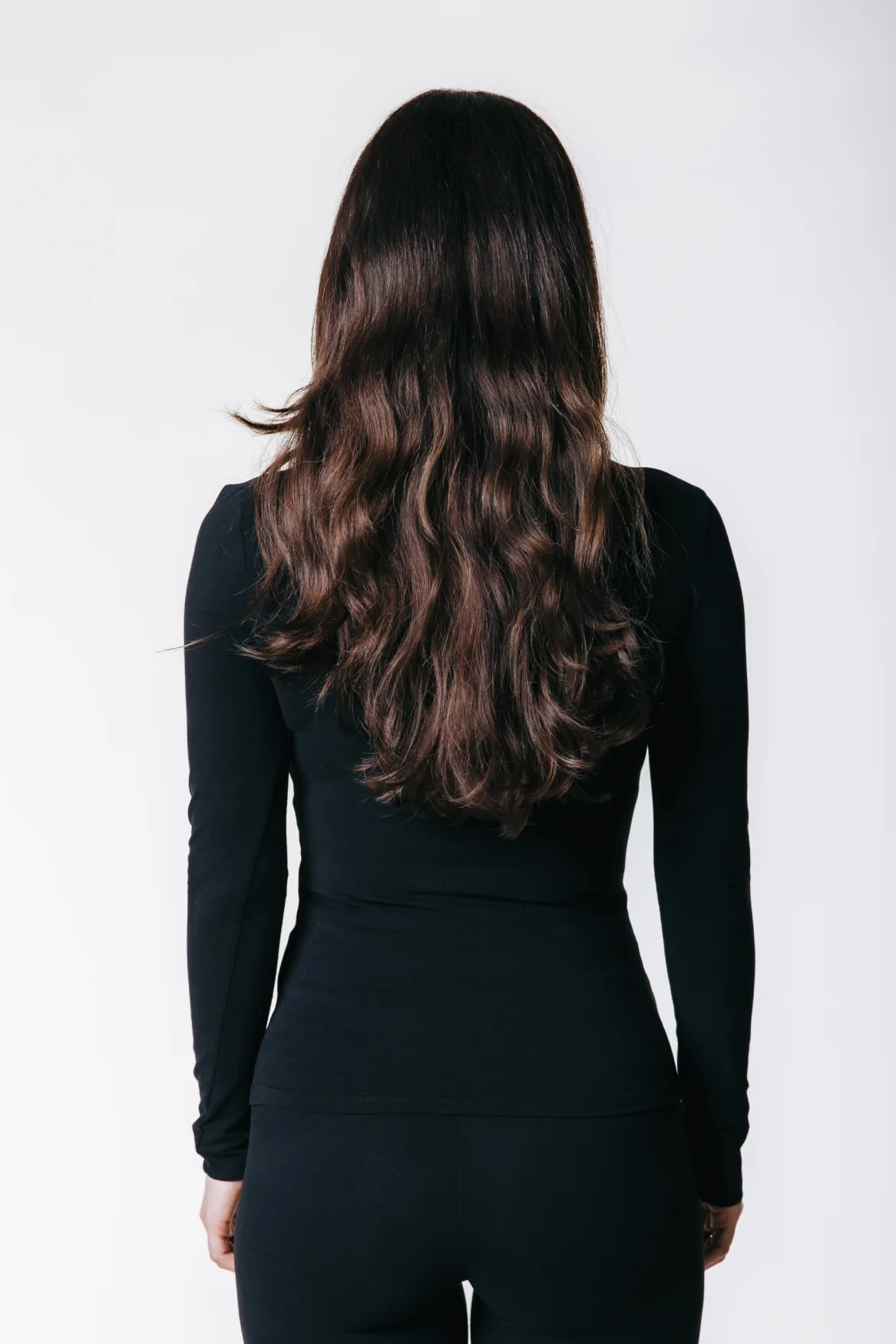 Fitted Zip Top | Black - Image 3