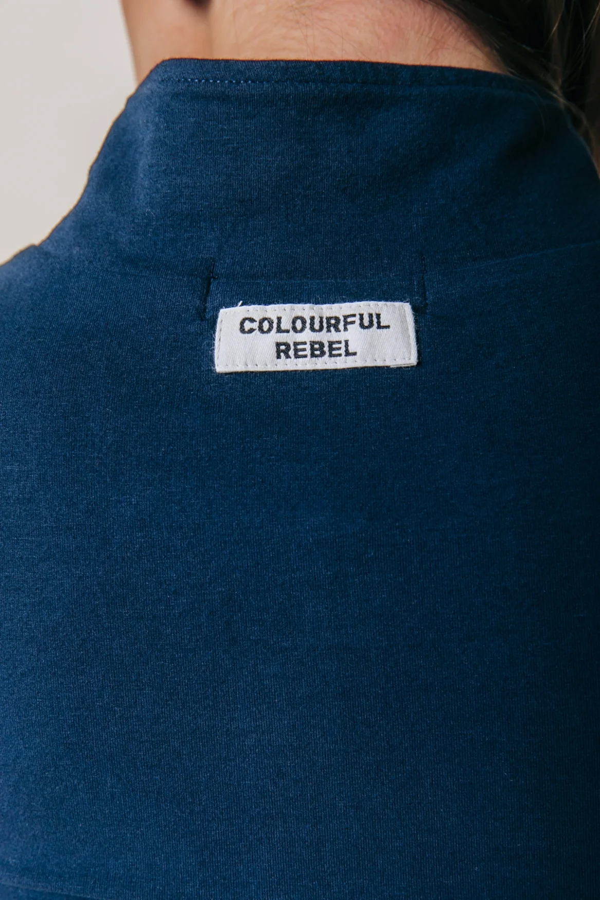 Fitted Zip Top | Dark Navy - Image 3