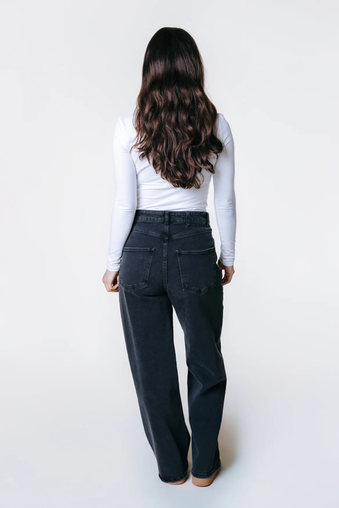Gaias High Rise Denim | Dark grey denim - Image 3