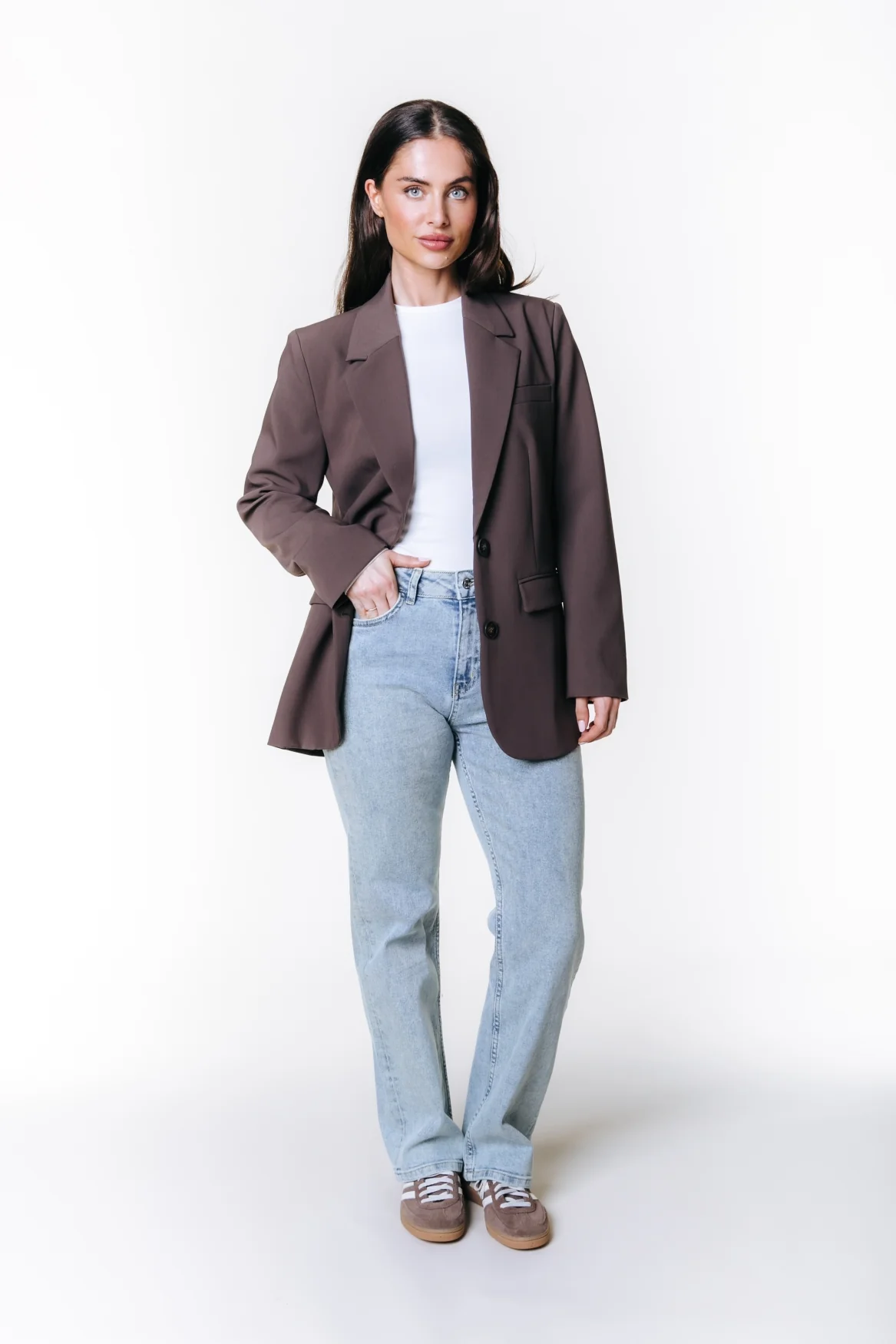 Gemma Blazer | Brown - Image 3