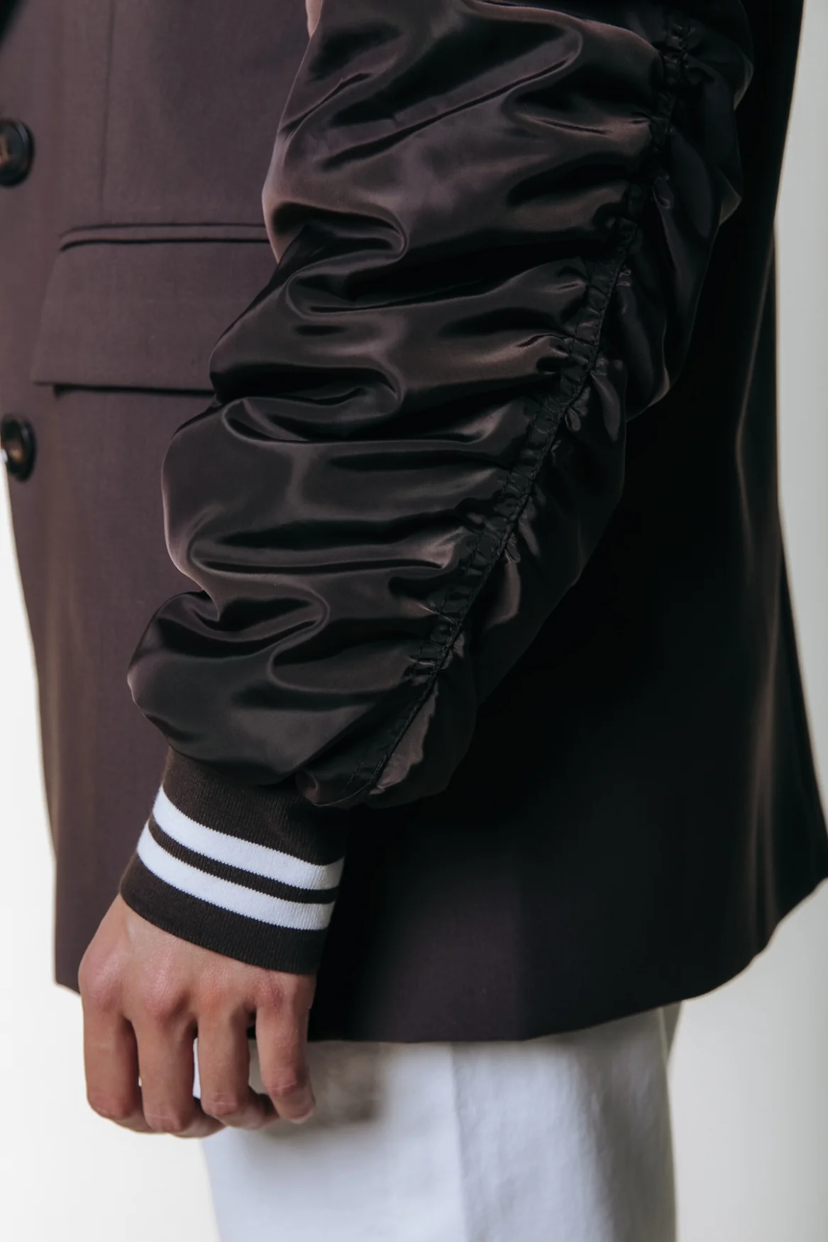 Gemma Contrast Blazer | Brown - Image 5