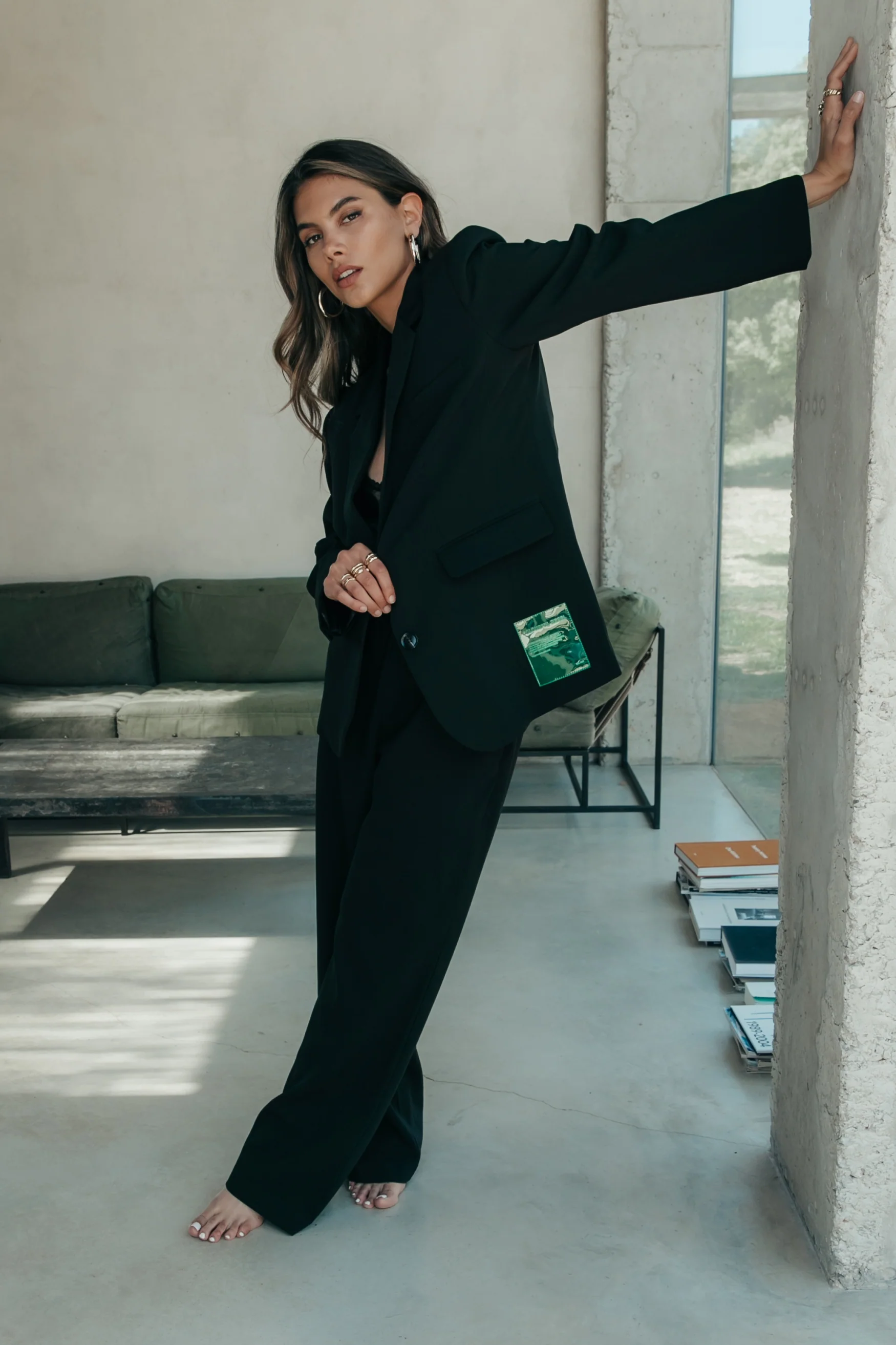 Gemma Blazer | Black - Image 9