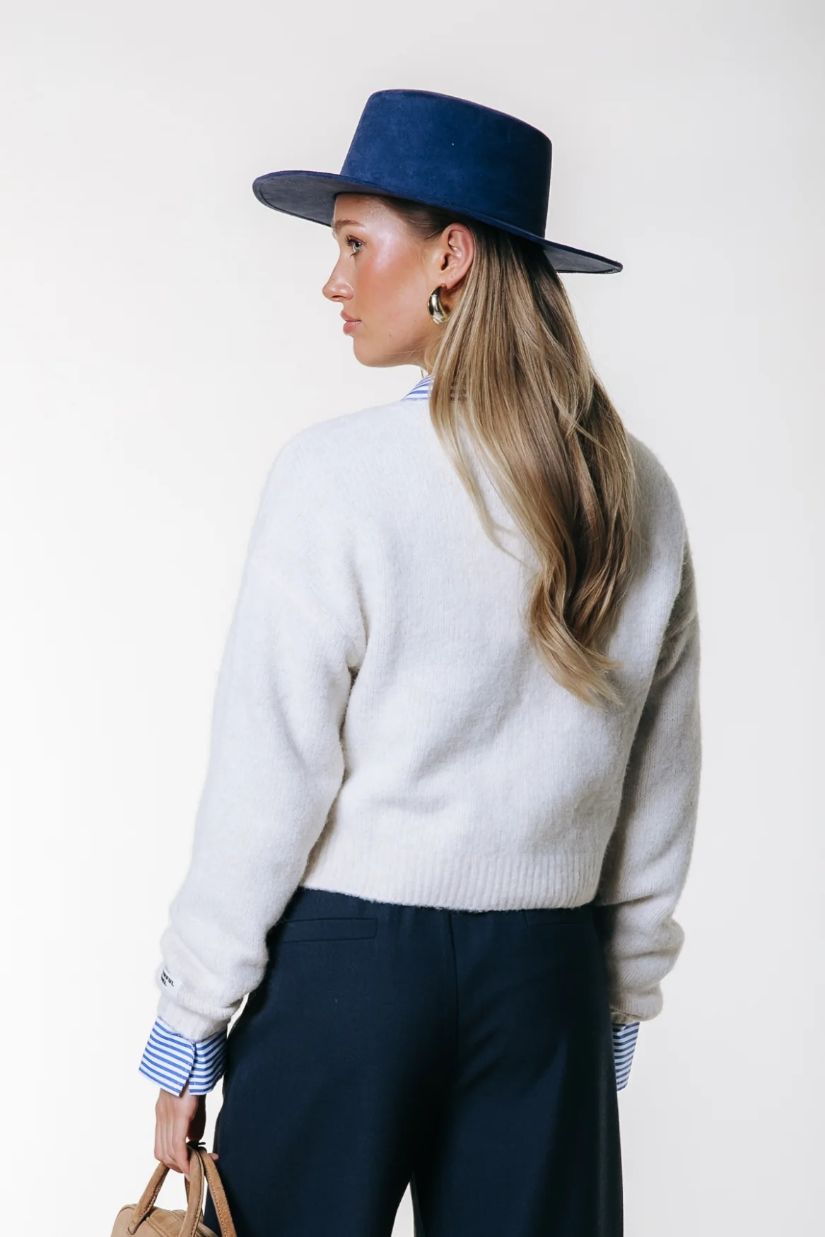 Hazel Bow Knit | Sand - Image 6
