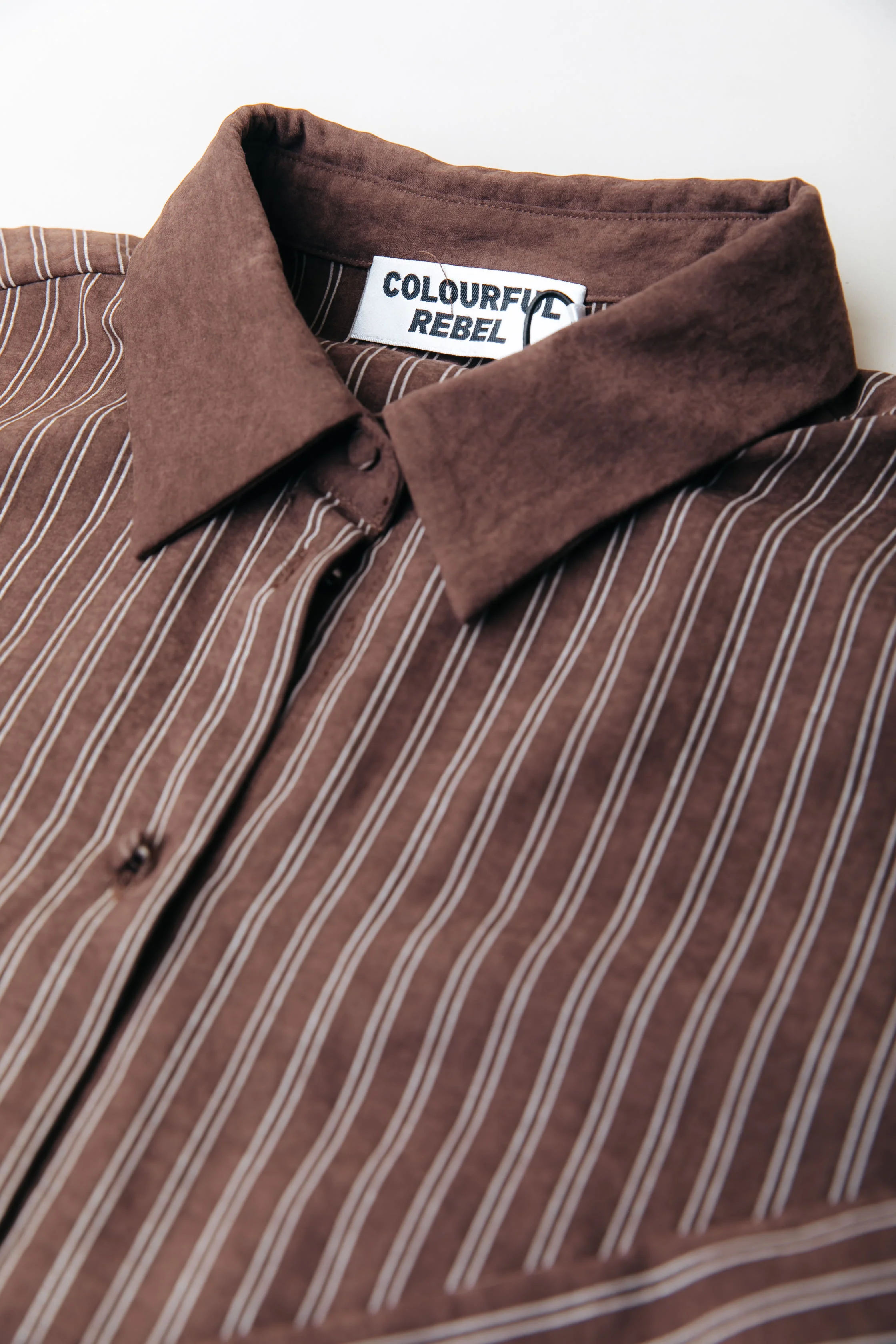 Illy Striped Blouse | Brown - Image 4