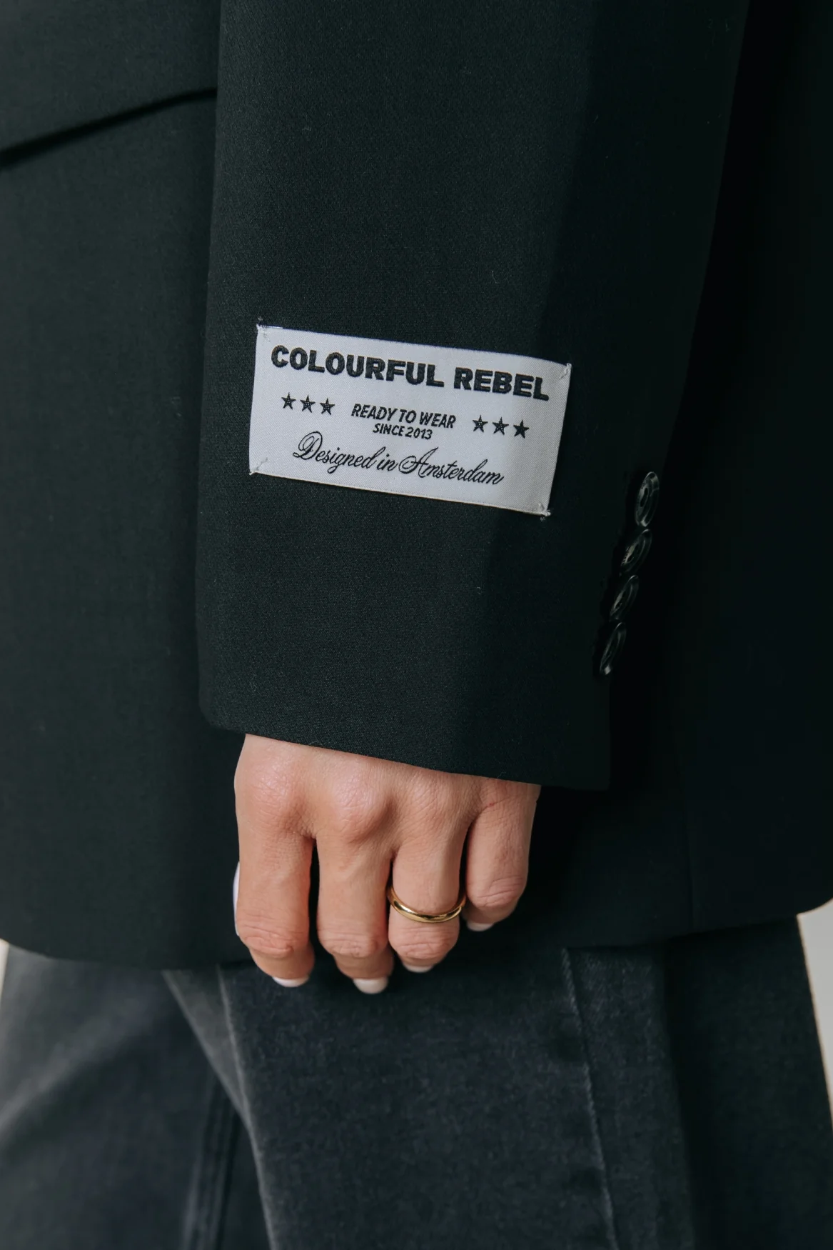 Jesra Blazer Denim Patch | Black - Image 6