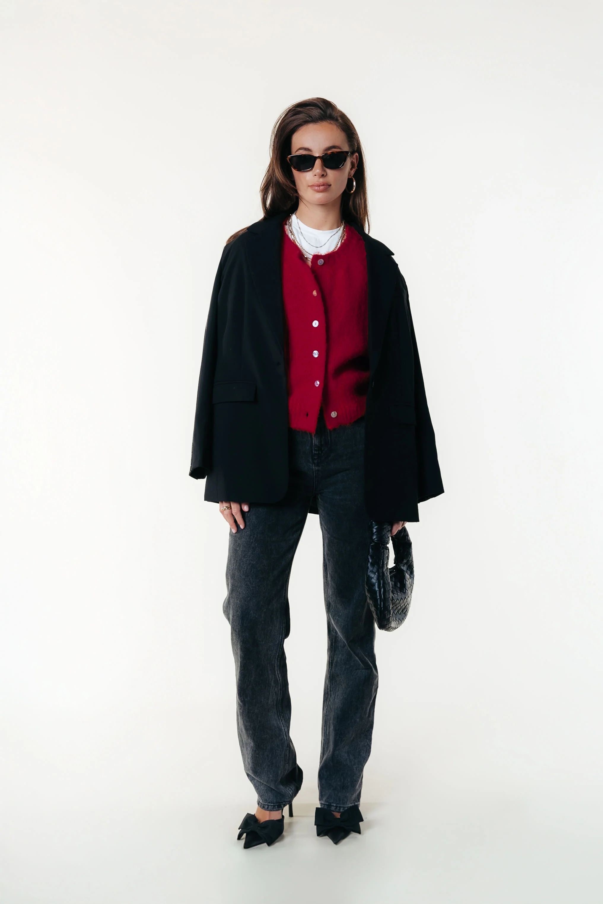 Jesra Glitter Tape Blazer | Black - Image 6