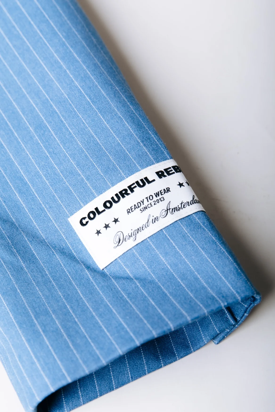 Jesra Pinstripe Melange Blazer | Mid grey blue - Image 6
