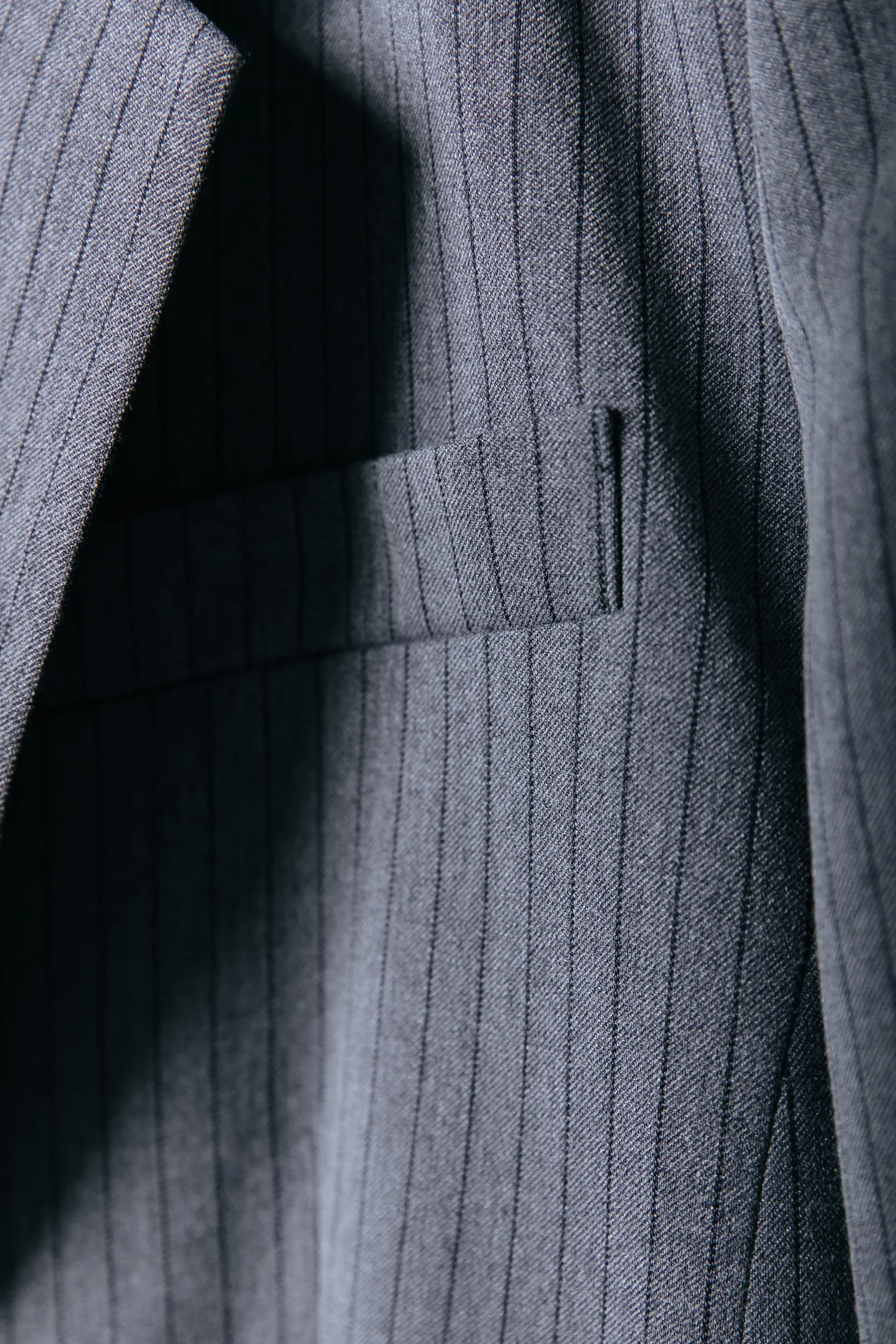 Jesra Stripe Blazer | Grey - Image 8