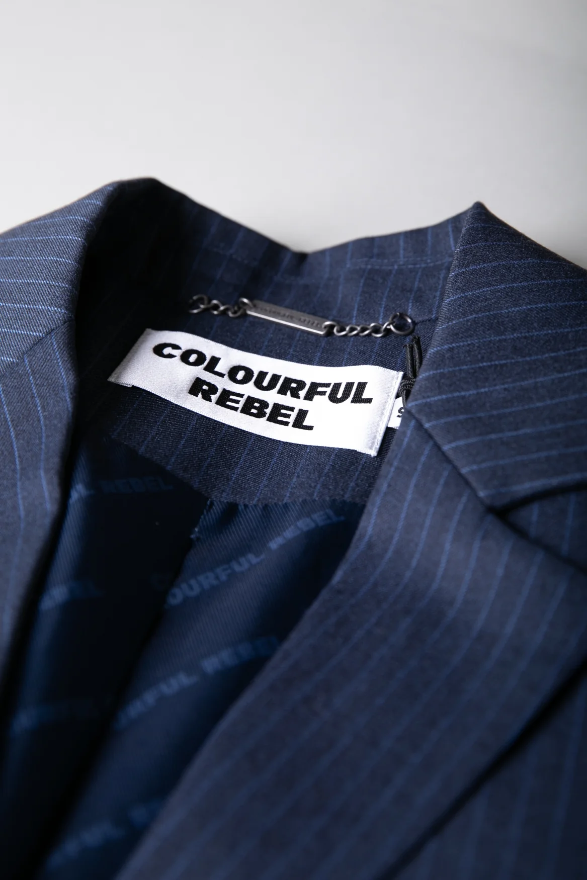 Jesra Stripe Blazer | Dark blue - Image 10