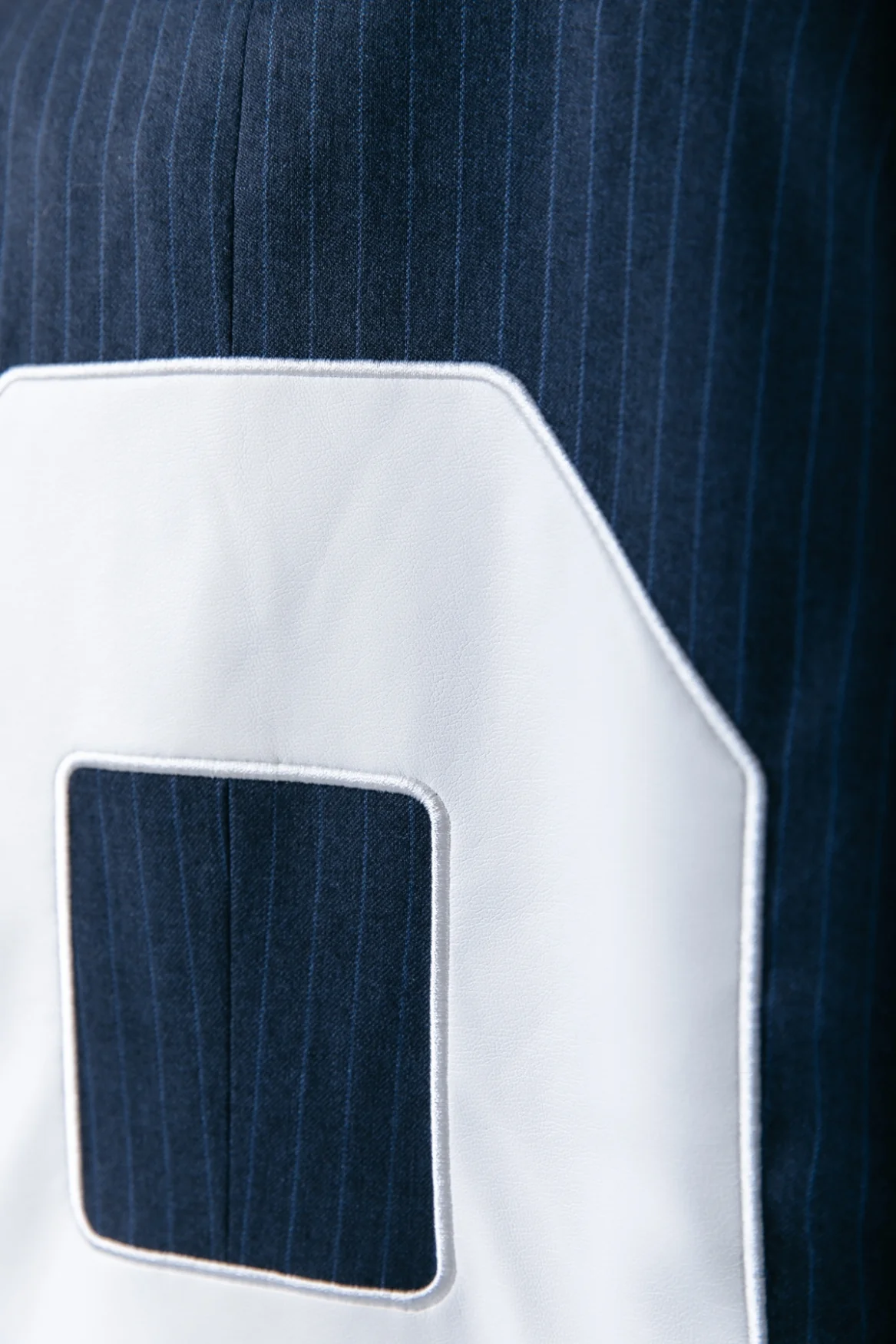 Jesra Stripe Blazer | Dark blue - Image 6