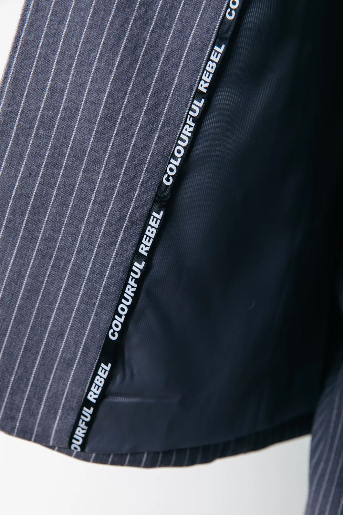 Jesra Stripe Blazer | Dark grey - Image 7