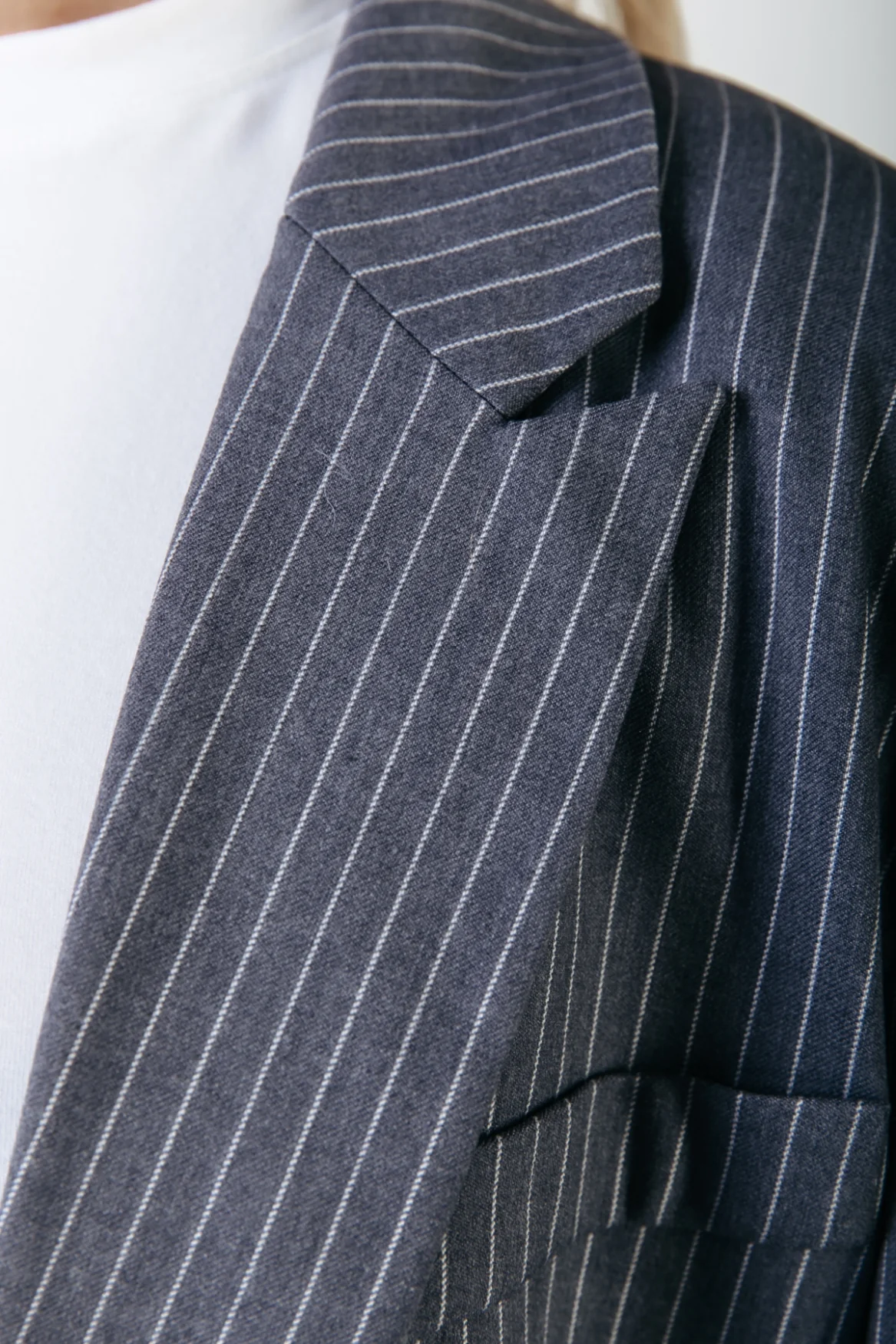 Jesra Stripe Blazer | Dark grey - Image 8