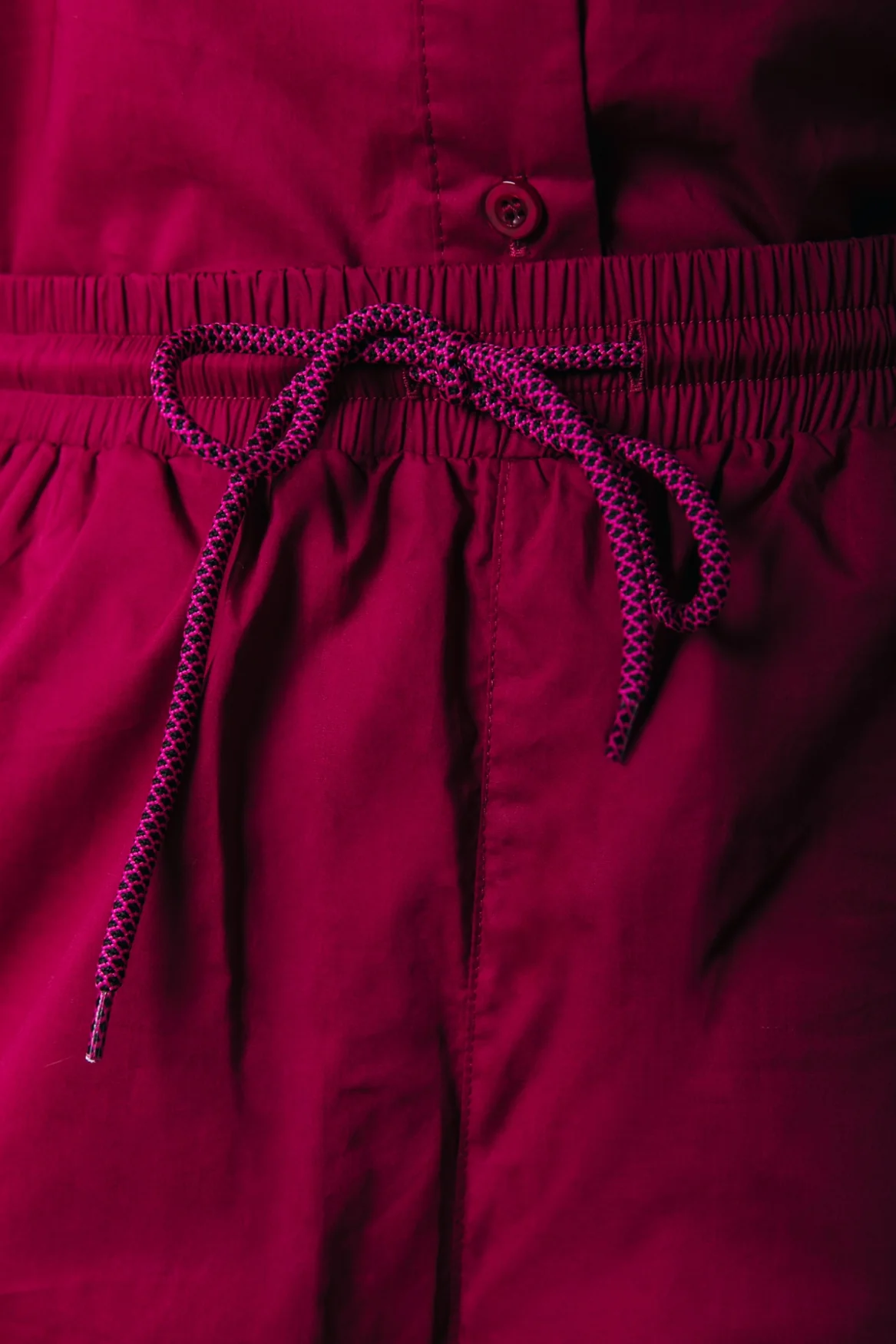 Jess Ruffle Short | Deep Burgundy - Image 4