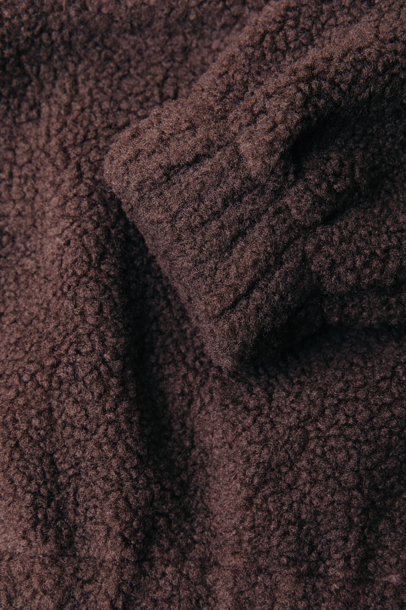 Jills Teddy Zip Sweat | Brown - Image 5