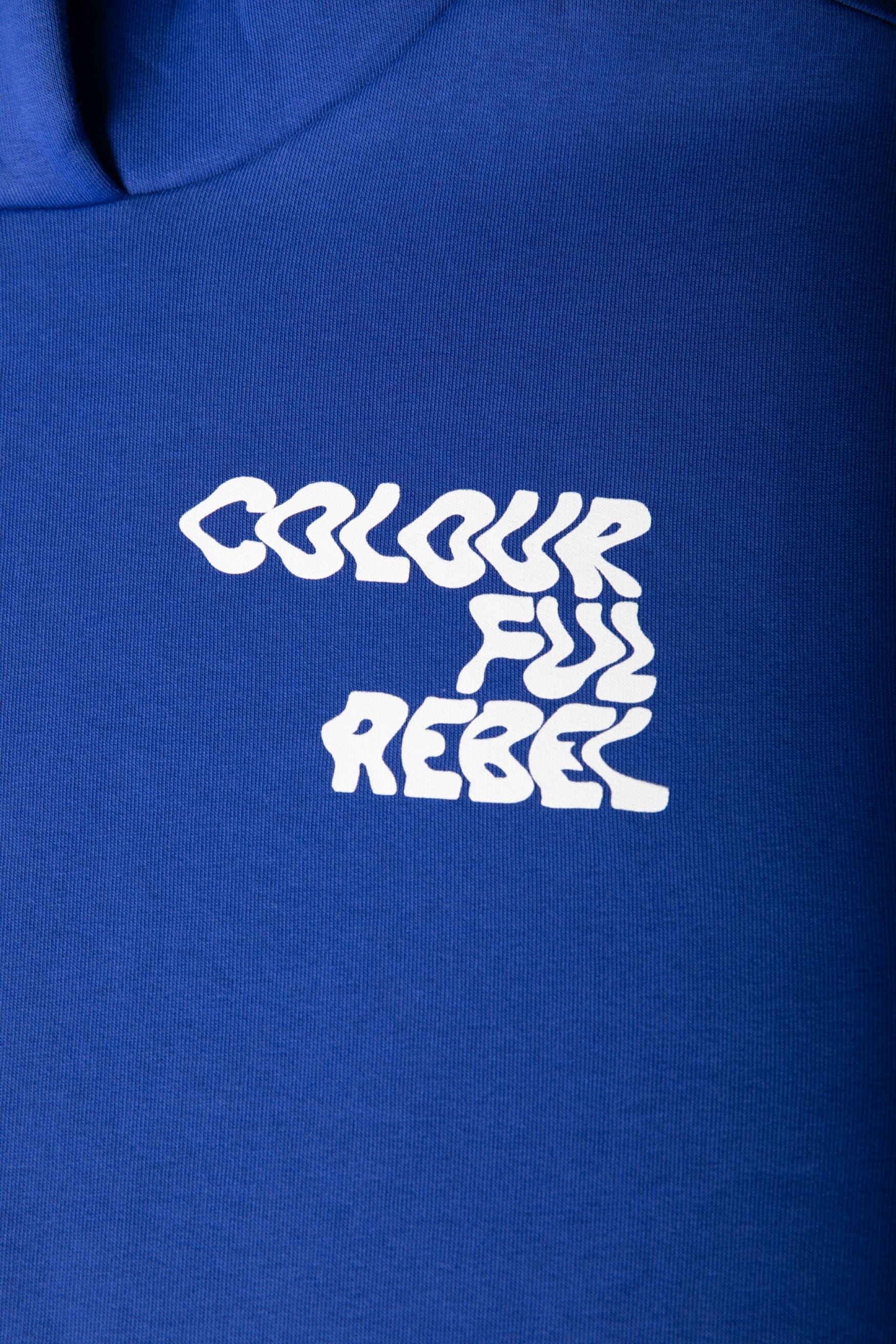 Wave Logo Hoodie | Blue - Image 3