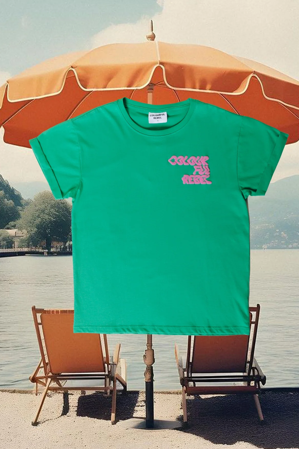 Logo Wave T-shirt | Green