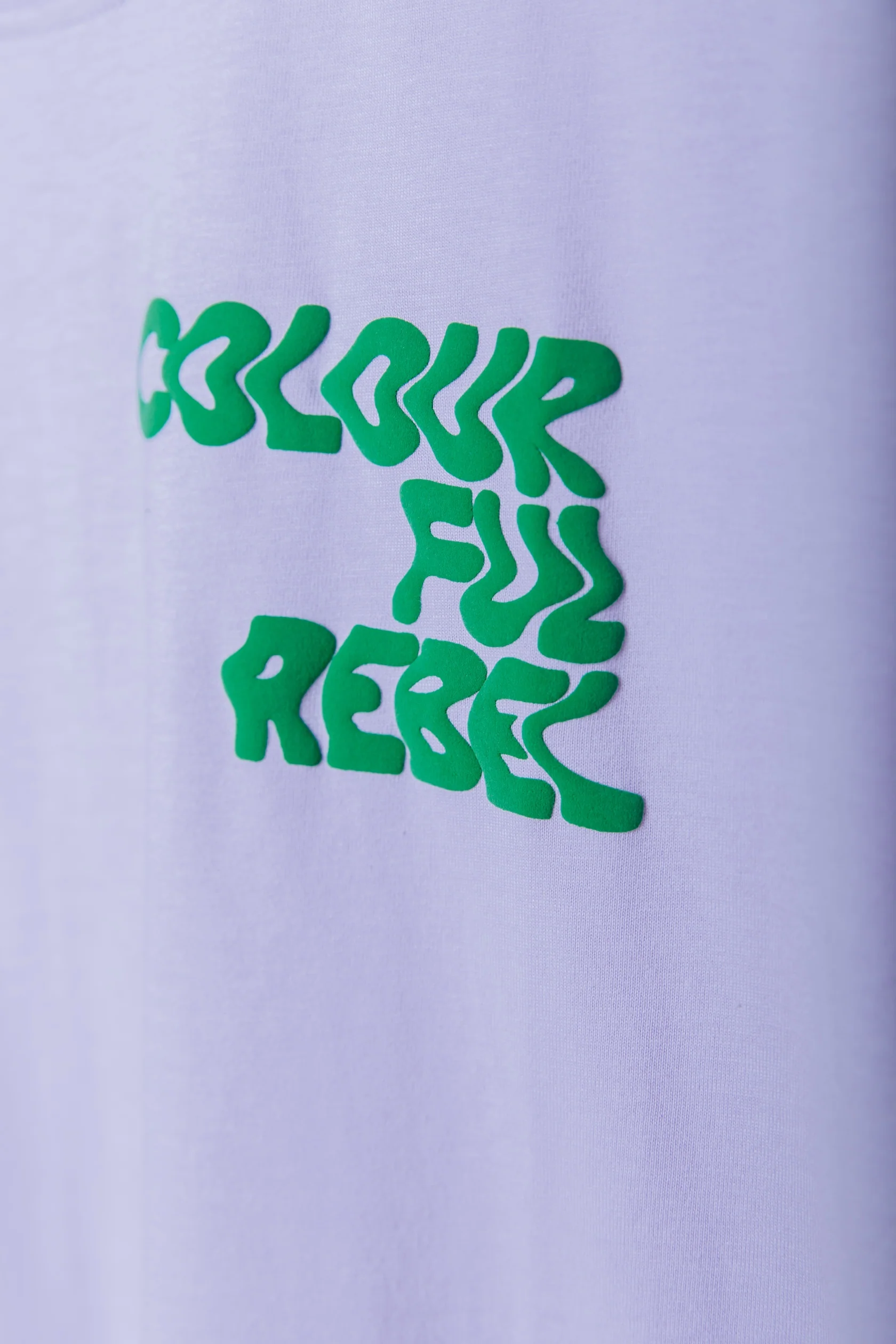 Logo Wave T-shirt | Pastel Lilac - Image 2