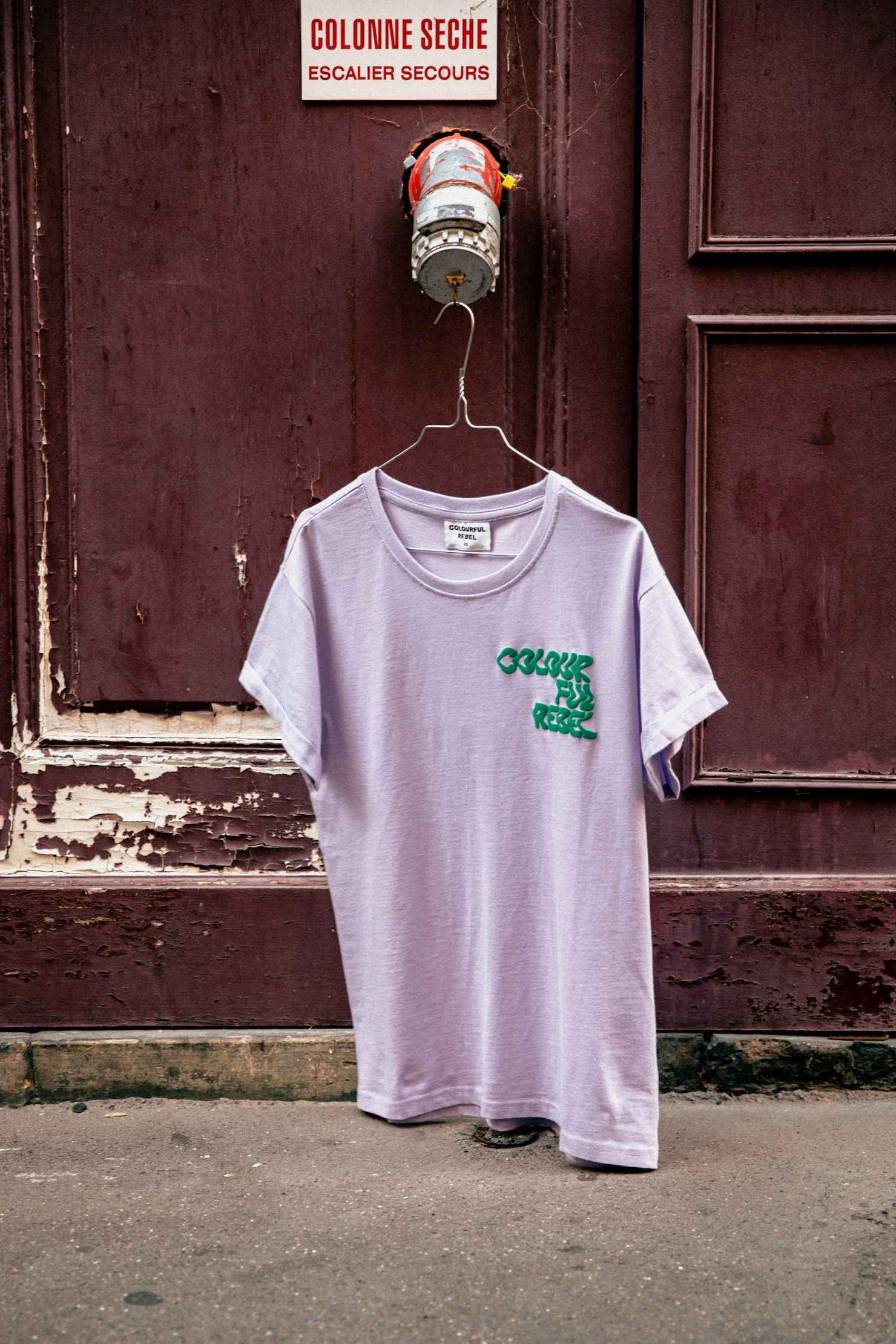 Logo Wave T-shirt | Pastel Lilac - Image 3