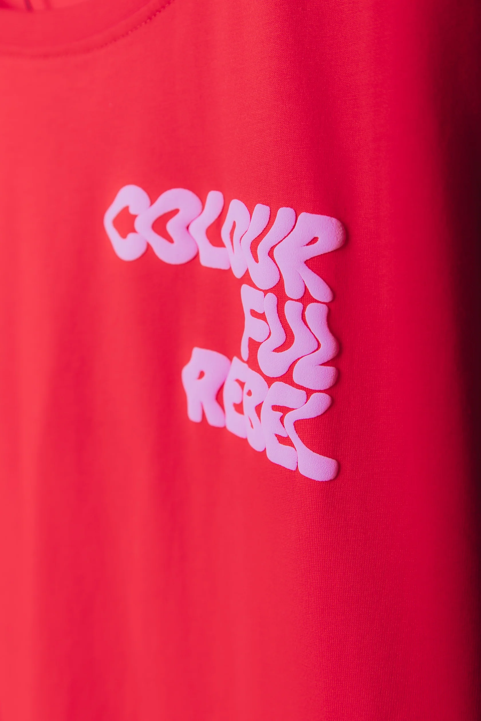 Logo Wave T-shirt | Scarlet Red - Image 2