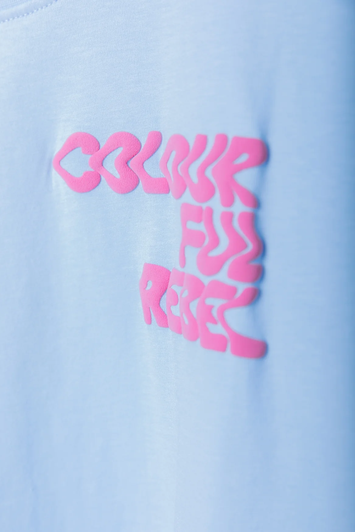 Logo Wave T-shirt | Soft blue - Image 2