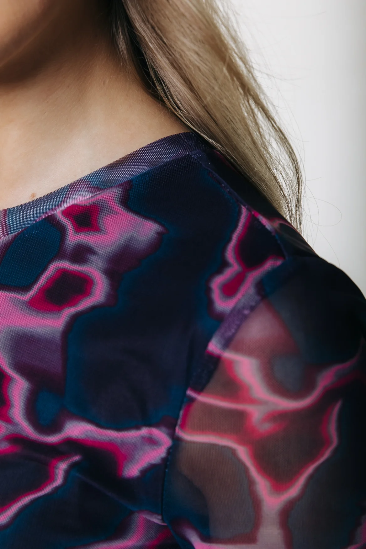Maude Swirl Mesh Dress | Multicolor - Image 6