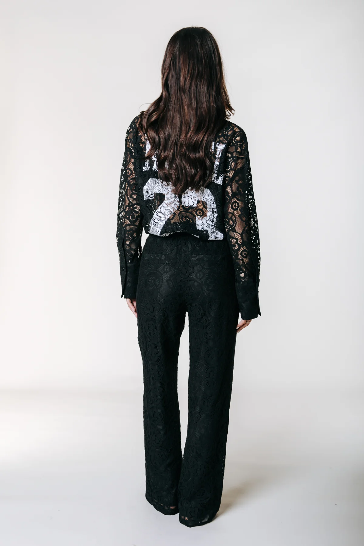Melody Lace Pants | Black - Image 2