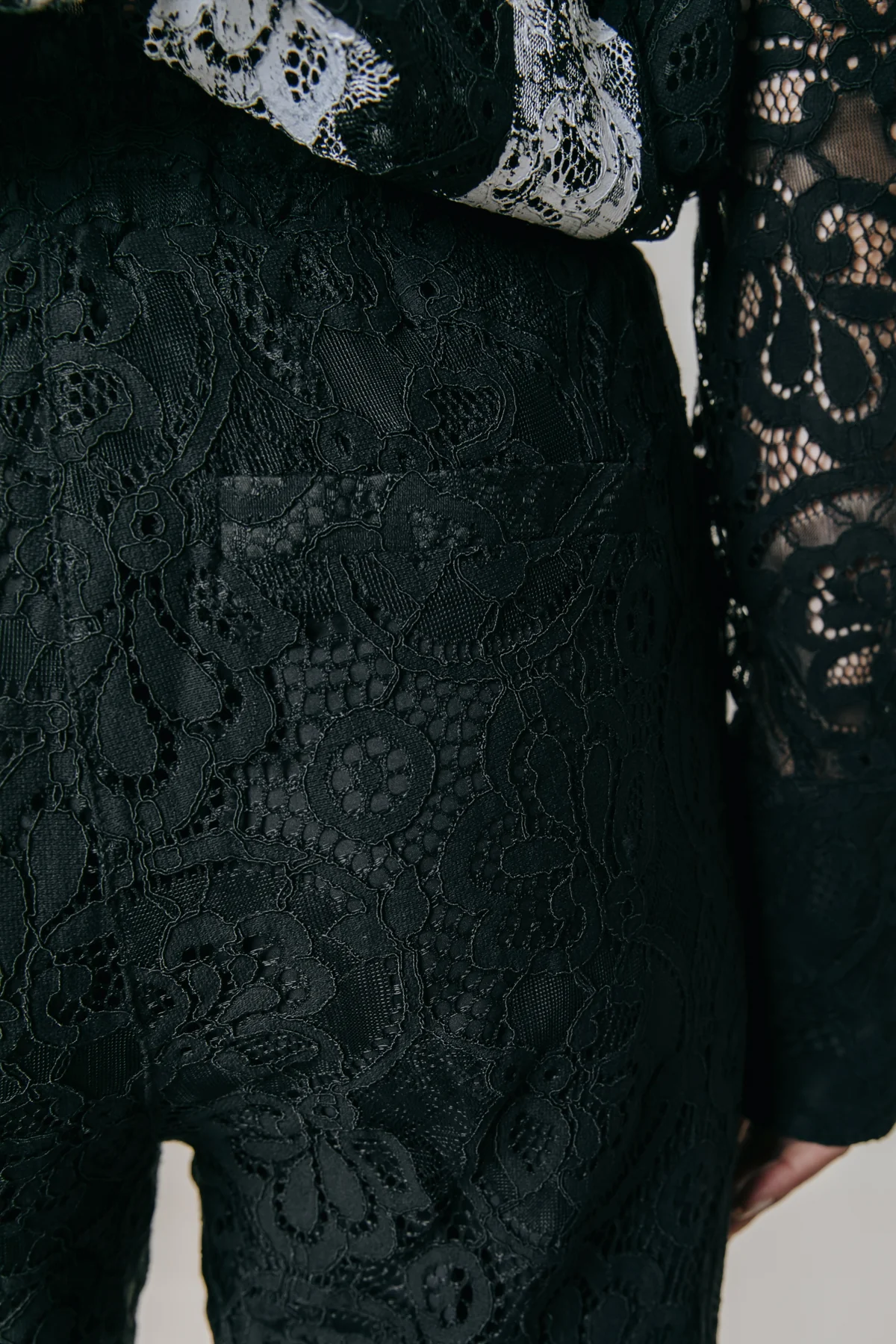 Melody Lace Pants | Black - Image 4