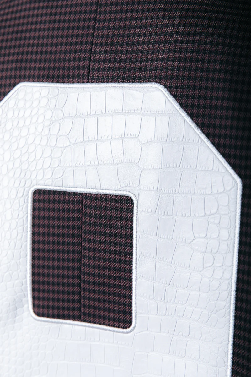 Mimmi Dogtooth Blazer | Brown - Image 7