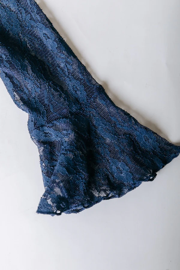 Nena Lace Top | Navy - Image 4