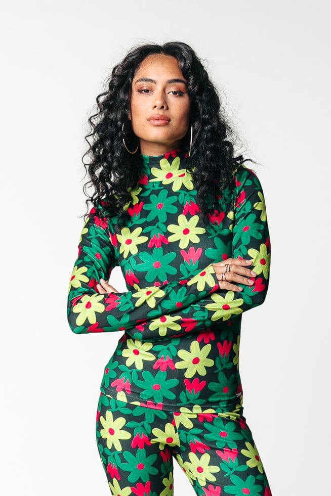 Neyo Big Flower Top | Multicolor