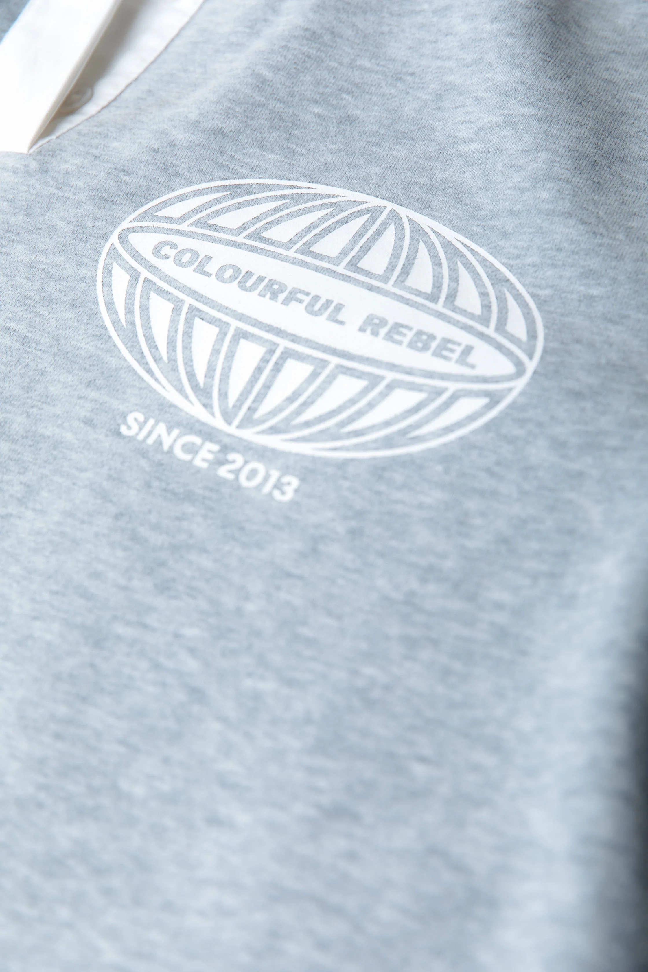 Ninny Polo Sweat Dress | Light grey melange - Image 4